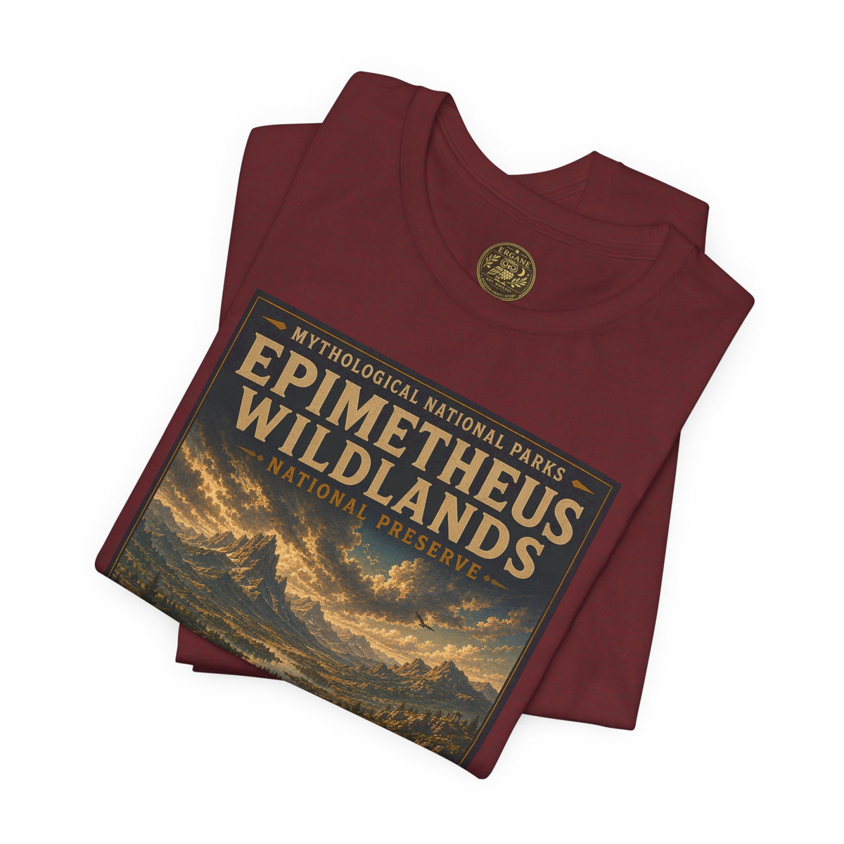 Mythological National Parks COLLECTION V- #046-050 TITANS & PRIMORDIAL REALMS | Vintage nature poster Tee | Mythological National Parks graphic shirt