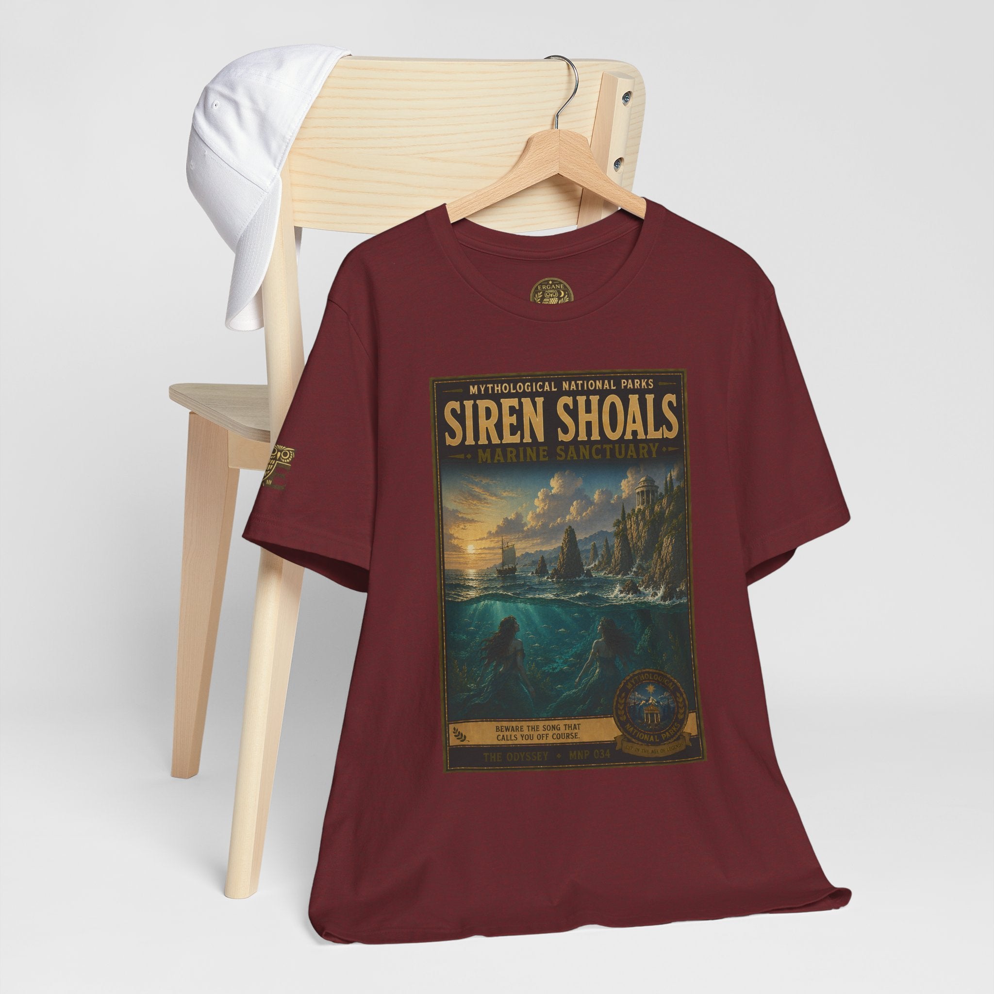 Mythological National Parks Collection IV- #034-038 - THE ODYSSEY | Vintage nature poster Tee | Mythological National Parks graphic shirt