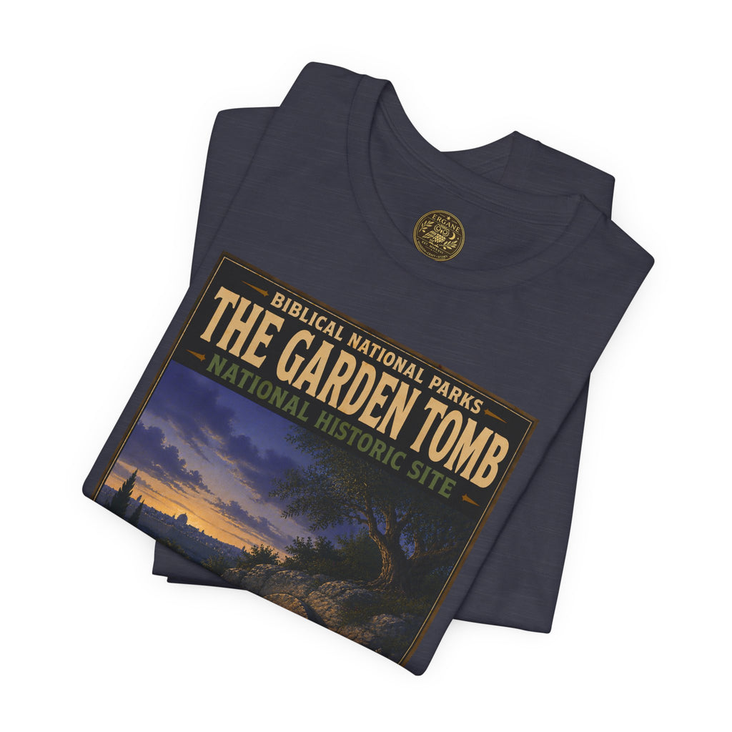 Biblical National Parks Collection VII- The Holy Week #040/041 | Matthew 27: 55-66 | Vintage nature poster Tee | Biblical national parks graphic shirt