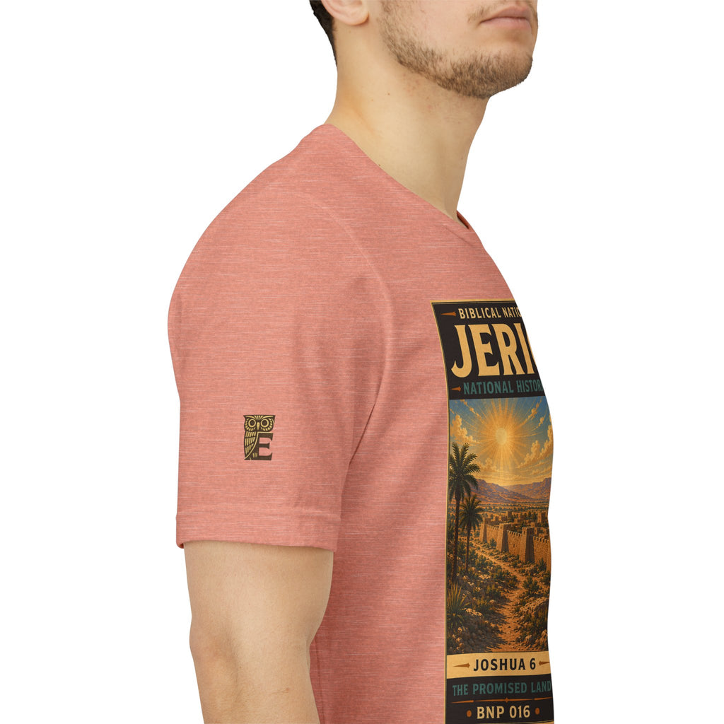 Biblical National Parks Collection III- The Promised Land #016/018 Joshua 6 | Vintage nature poster Tee | Biblical national parks graphic shirt