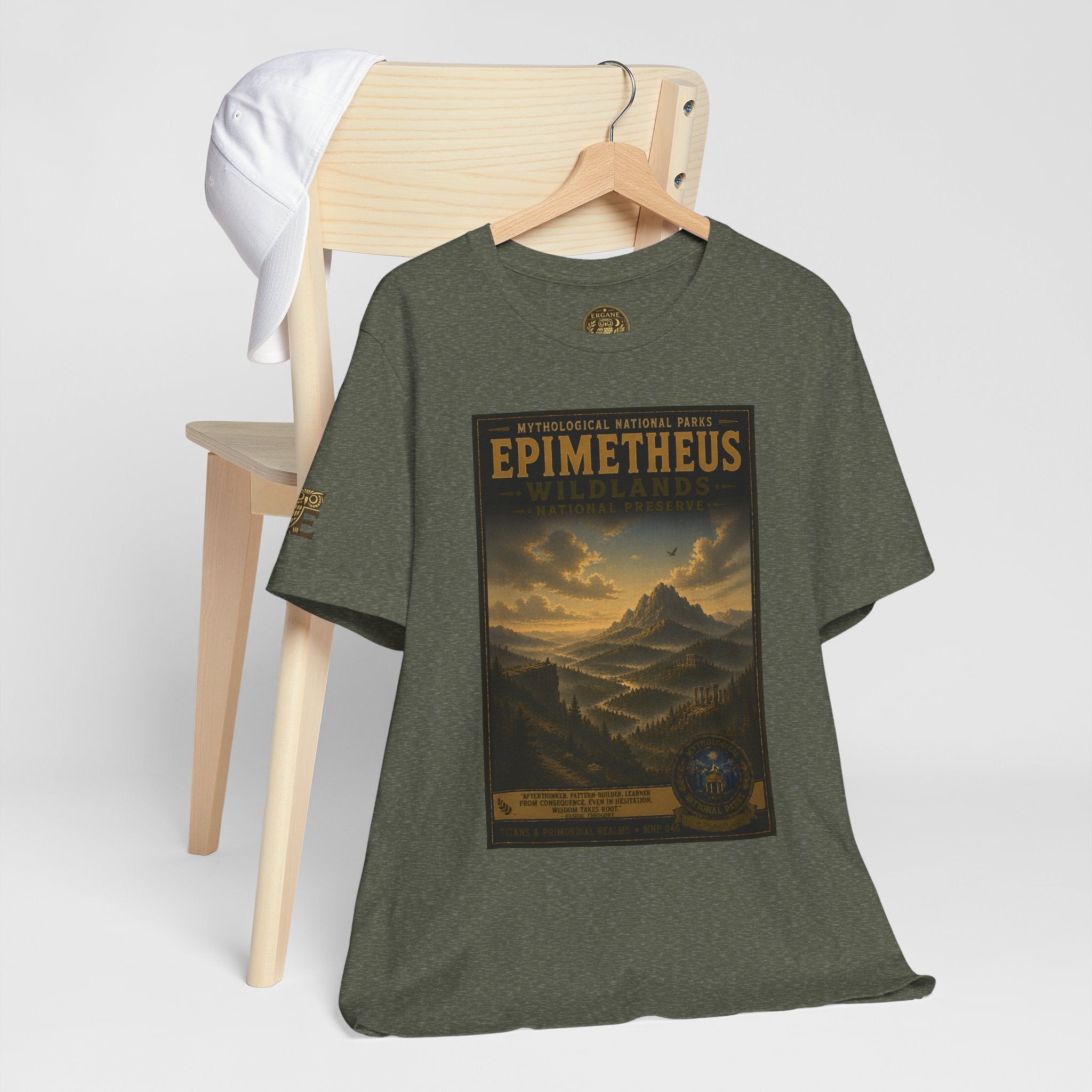 Mythological National Parks COLLECTION V- #046-050 TITANS & PRIMORDIAL REALMS | Vintage nature poster Tee | Mythological National Parks graphic shirt
