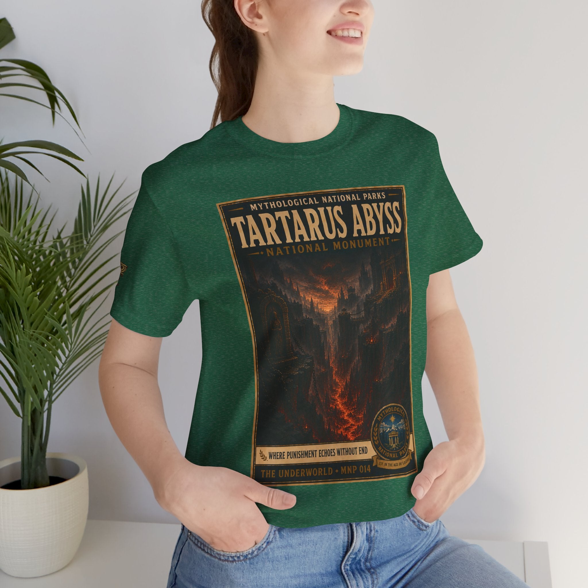 Mythological National Parks Collection II- #014-016 -The Underworld | Vintage nature poster Tee | Mythological National Parks graphic shirt