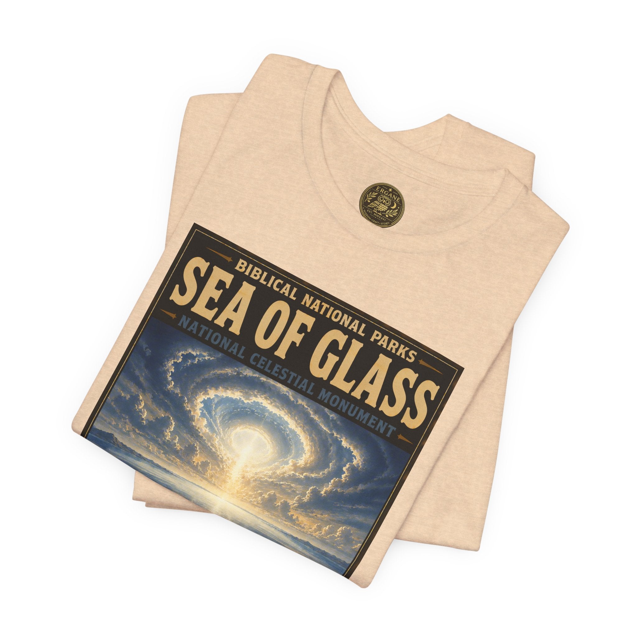 Biblical National Parks Collection X- #057/061 - Revelation: The Final Frontier | Revelation 4 | Vintage nature poster Tee | Biblical national parks graphic shirt