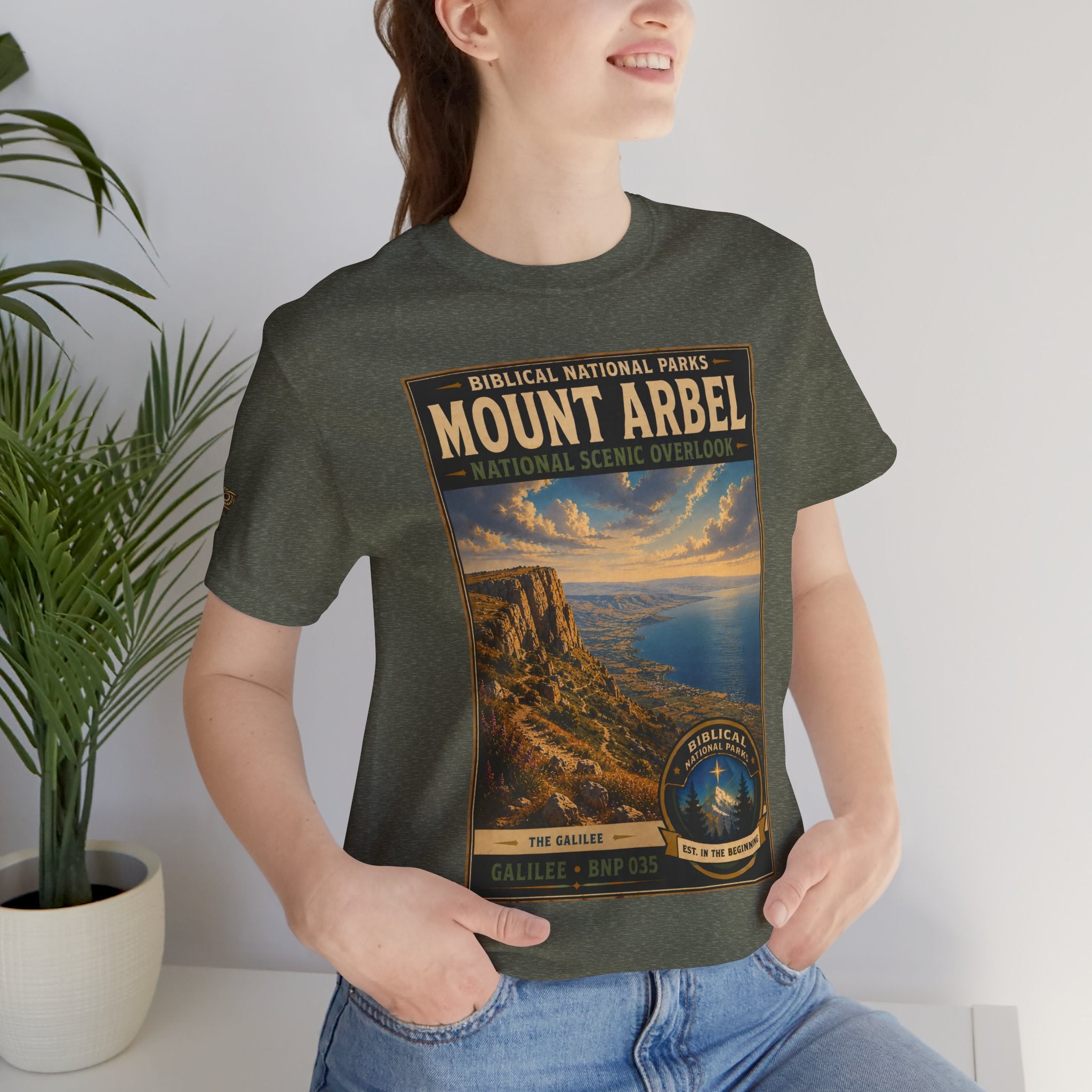 Biblical National Parks Collection VI- Galilee #035/035 The Galilee | Vintage nature poster Tee | Biblical national parks graphic shirt