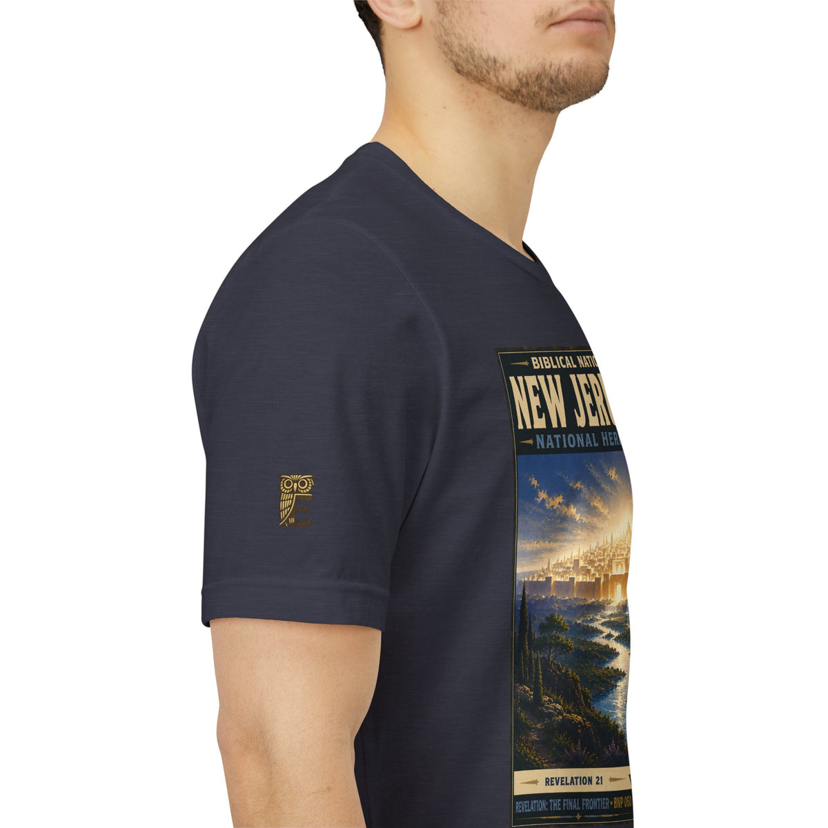 Biblical National Parks Collection X- #060/061 - Revelation: The Final Frontier | Revelation 21 | Vintage nature poster Tee | Biblical national parks graphic shirt 2
