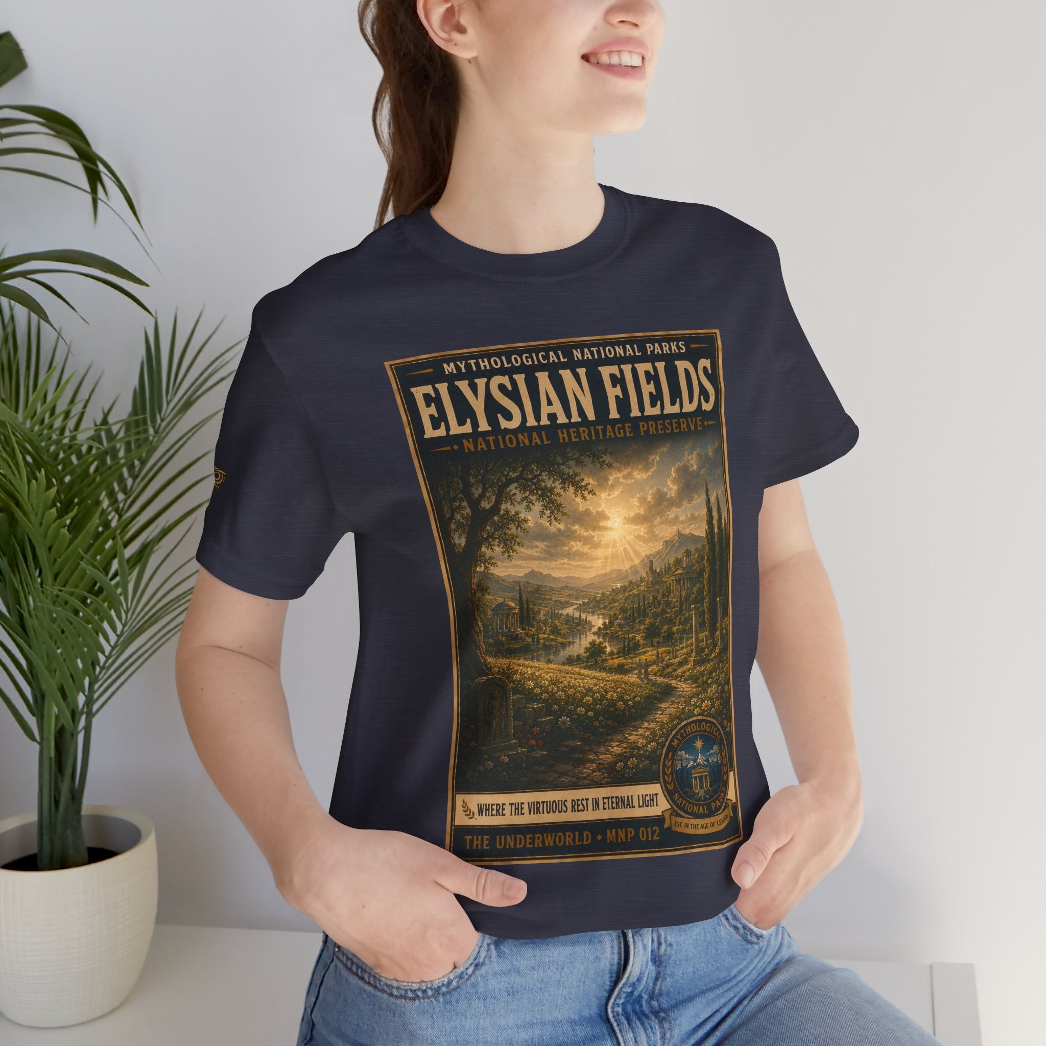 Mythological National Parks Collection II- #012-016 -The Underworld | Vintage nature poster Tee | Mythological National Parks graphic shirt