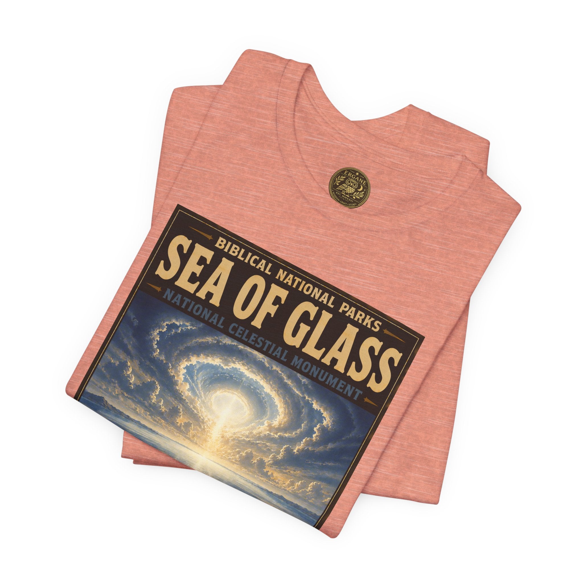 Biblical National Parks Collection X- #057/061 - Revelation: The Final Frontier | Revelation 4 | Vintage nature poster Tee | Biblical national parks graphic shirt