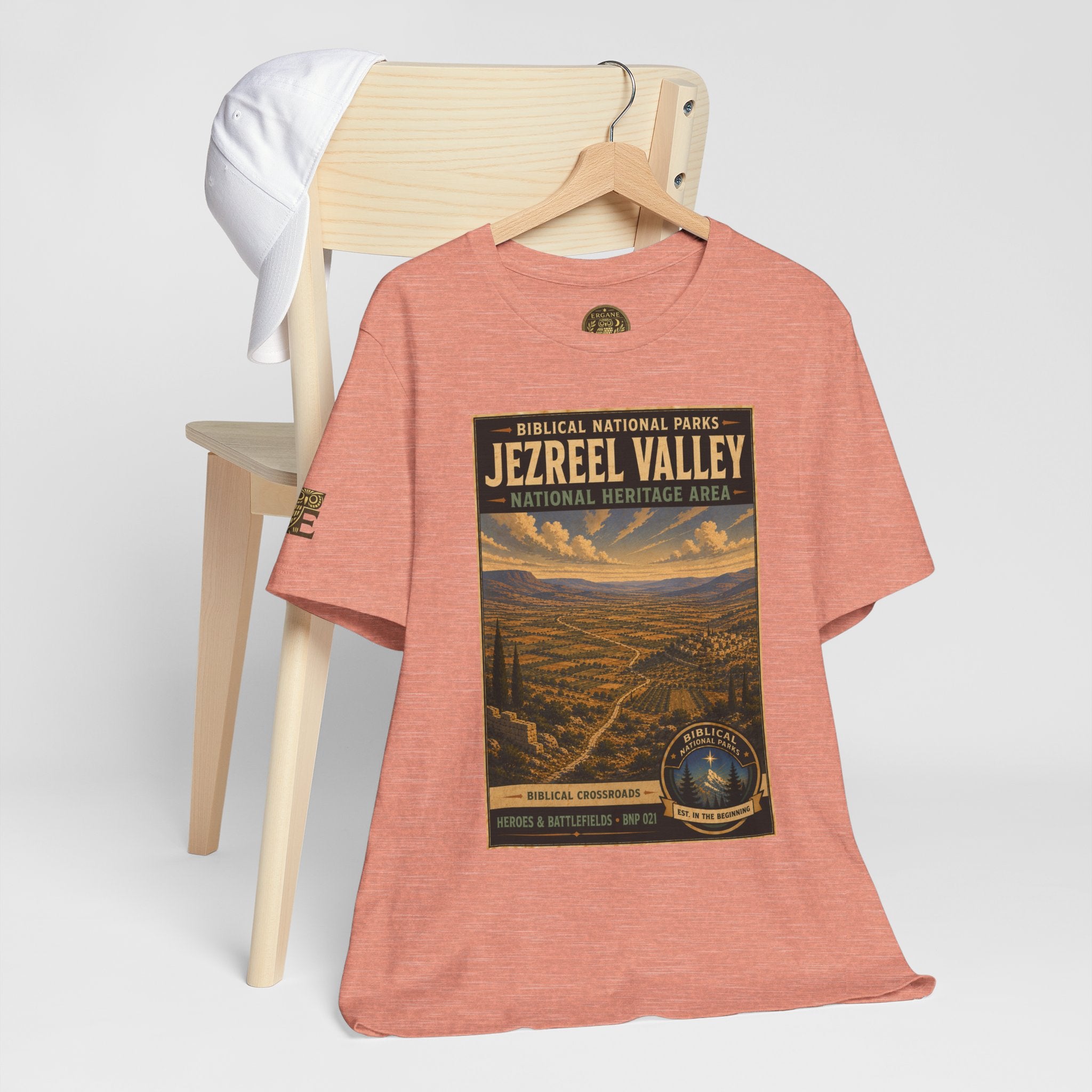 Biblical National Parks Collection IV- Heros & Battlefields #021/023 Biblical Crossroads | Vintage nature poster Tee | Biblical national parks graphic shirt