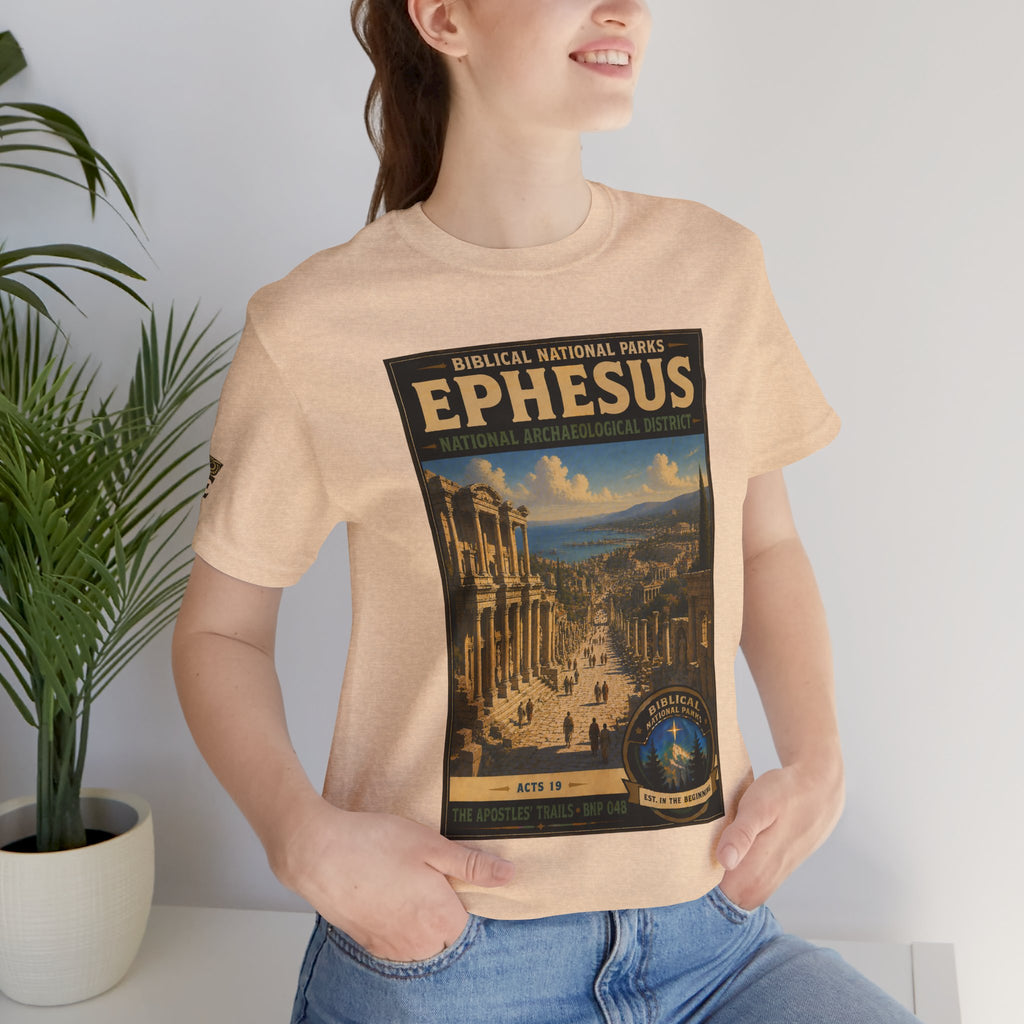 Biblical National Parks Collection VIII- The Apostles' Trails #048/049 | Acts 19 | Vintage nature poster Tee | Biblical national parks graphic shirt