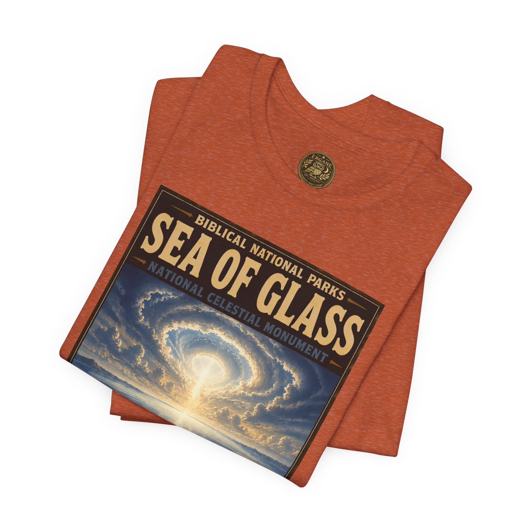 Biblical National Parks Collection X- #057/061 - Revelation: The Final Frontier | Revelation 4 | Vintage nature poster Tee | Biblical national parks graphic shirt