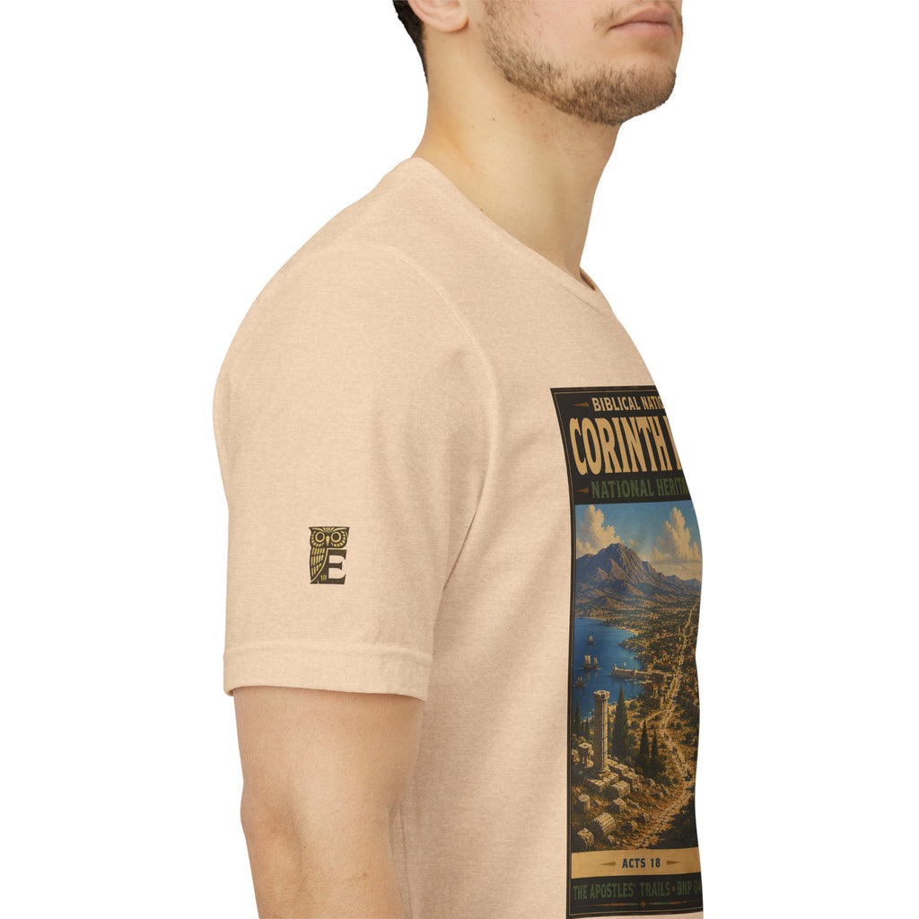 Biblical National Parks Collection VIII- The Apostles' Trails #047/049 | Acts 18 | Vintage nature poster Tee | Biblical national parks graphic shirt