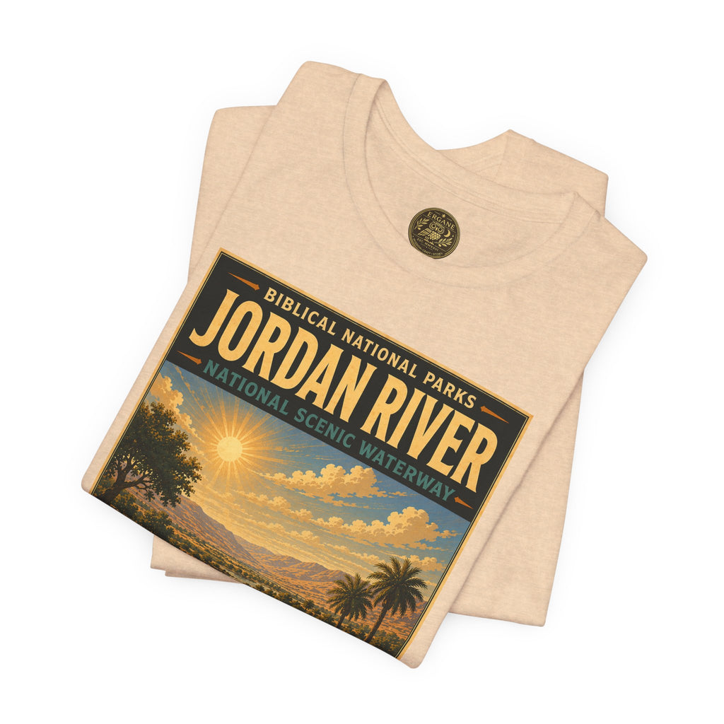 Biblical National Parks Collection III- The Promised Land #015/018 Joshua 3 | Vintage nature poster Tee | Biblical national parks graphic shirt
