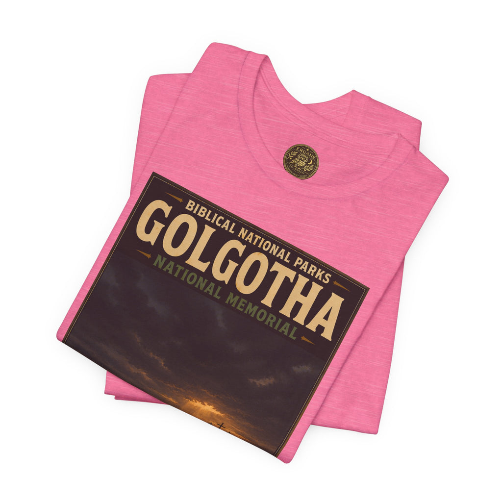 Biblical National Parks Collection VII- The Holy Week #039/041 | Matthew 27 - John 19 | Vintage nature poster Tee | Biblical national parks graphic shirt