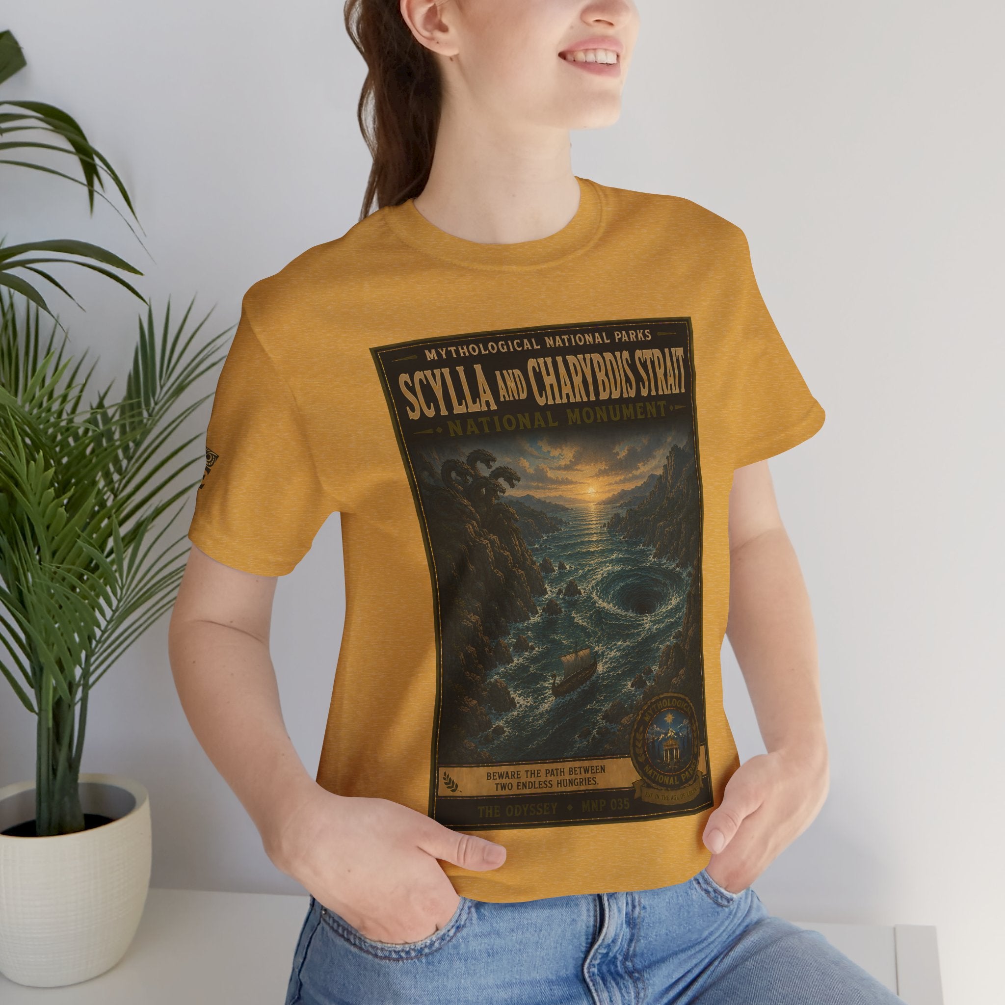 Mythological National Parks Collection IV- #035-038 - THE ODYSSEY | Vintage nature poster Tee | Mythological National Parks graphic shirt
