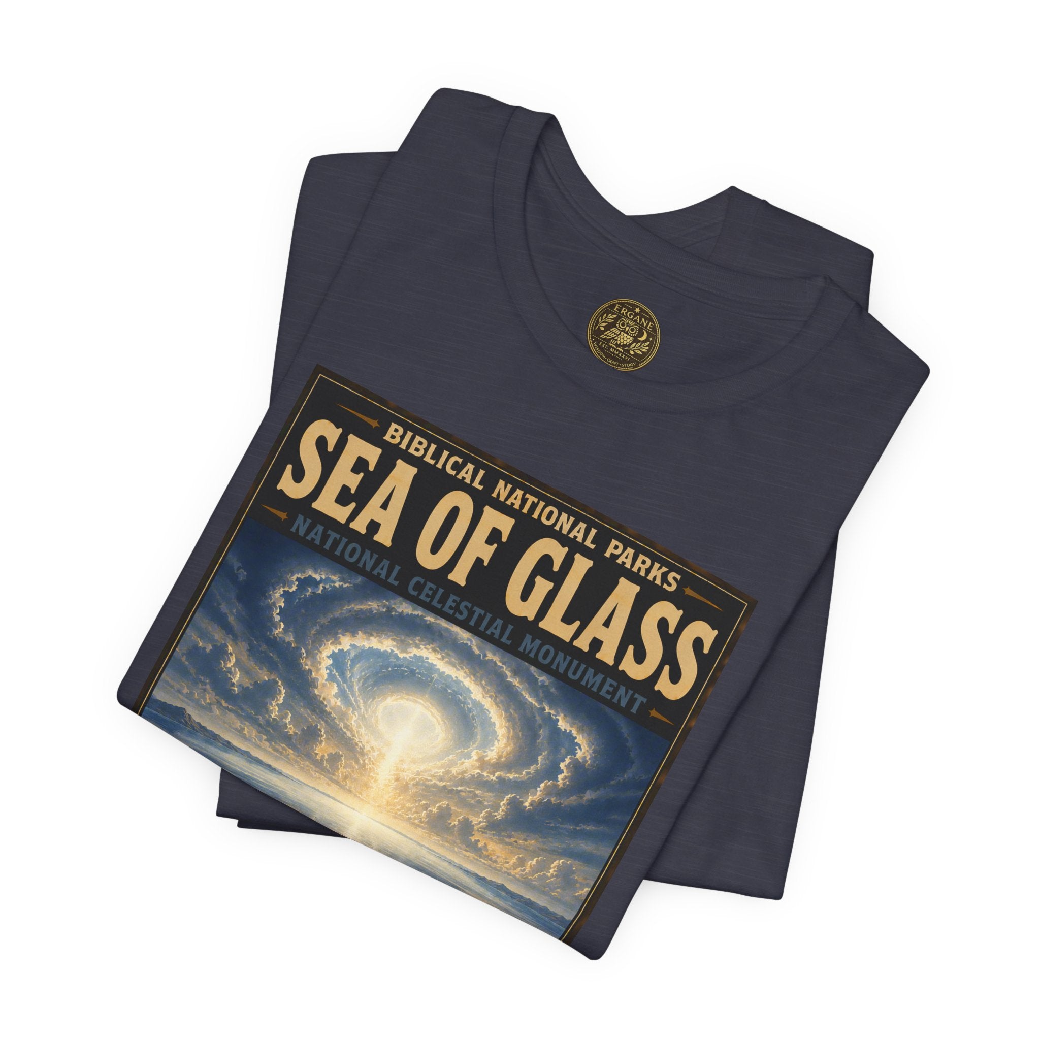 Biblical National Parks Collection X- #057/061 - Revelation: The Final Frontier | Revelation 4 | Vintage nature poster Tee | Biblical national parks graphic shirt