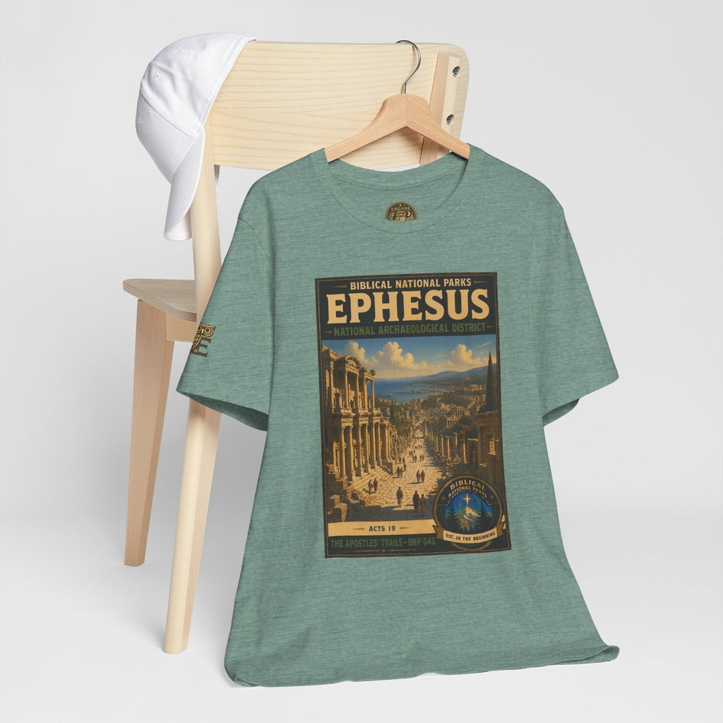 Biblical National Parks Collection VIII- The Apostles' Trails #048/049 | Acts 19 | Vintage nature poster Tee | Biblical national parks graphic shirt