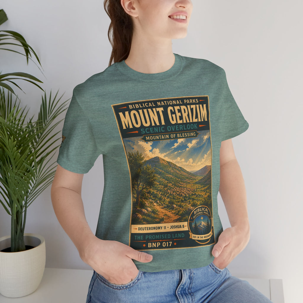 Biblical National Parks Collection III- The Promised Land #017/018 Joshua 8 | Vintage nature poster Tee | Biblical national parks graphic shirt