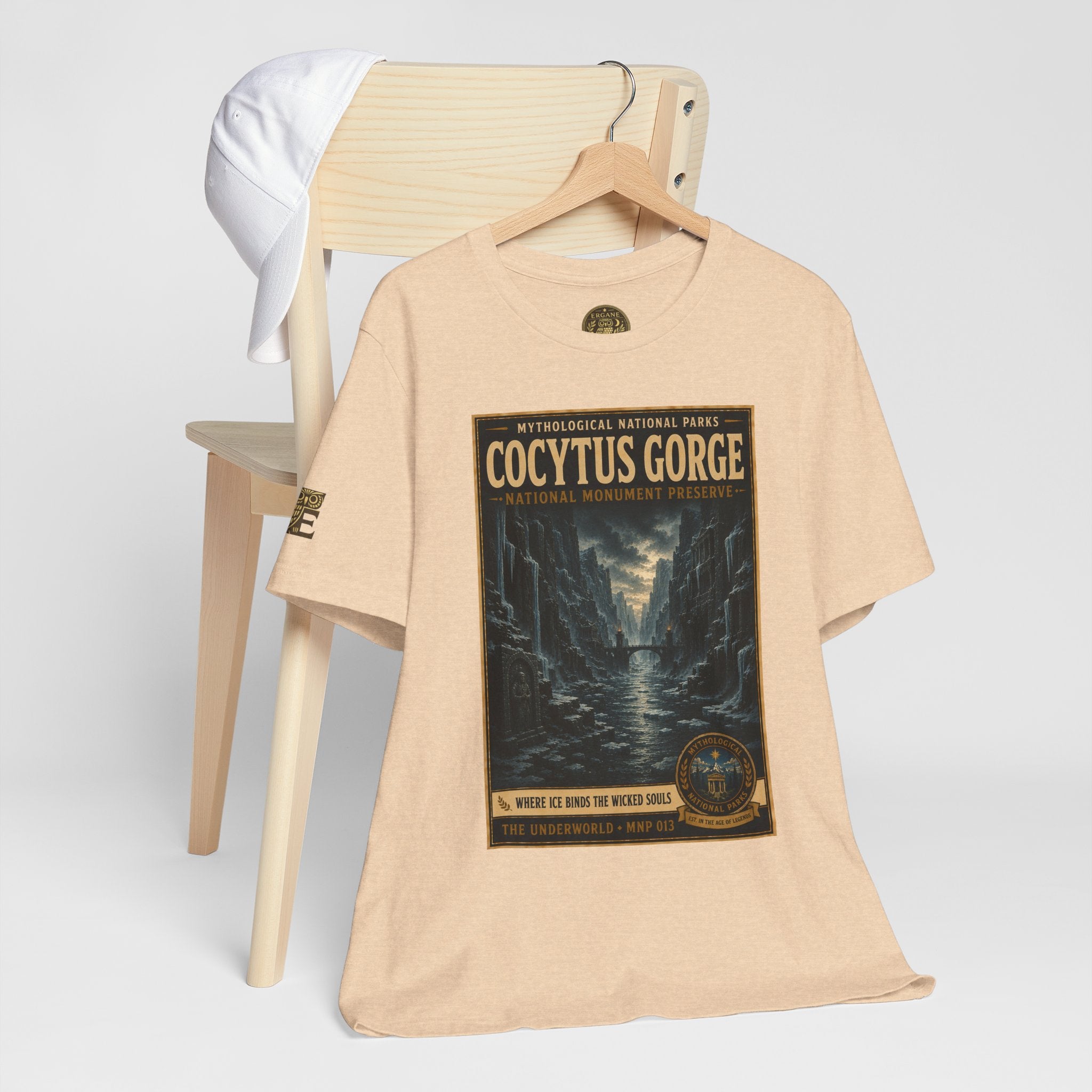 Mythological National Parks Collection II- #013-016 -The Underworld | Vintage nature poster Tee | Mythological National Parks graphic shirt