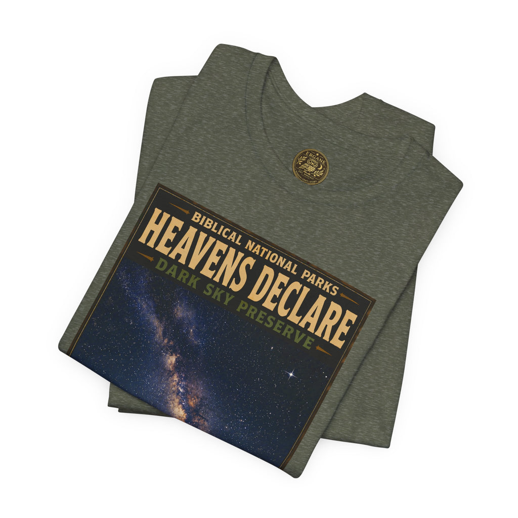 Biblical National Parks Collection IX- #054/054 -Psalms & Sacred Landscapes | Psalm 19:1 | Vintage nature poster Tee | Biblical national parks graphic shirt