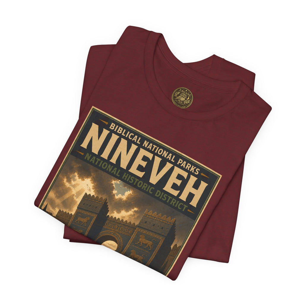 Biblical National Parks Collection V- Prophets & Wonders #029/030 Jonah 3 | Vintage nature poster Tee | Biblical national parks graphic shirt