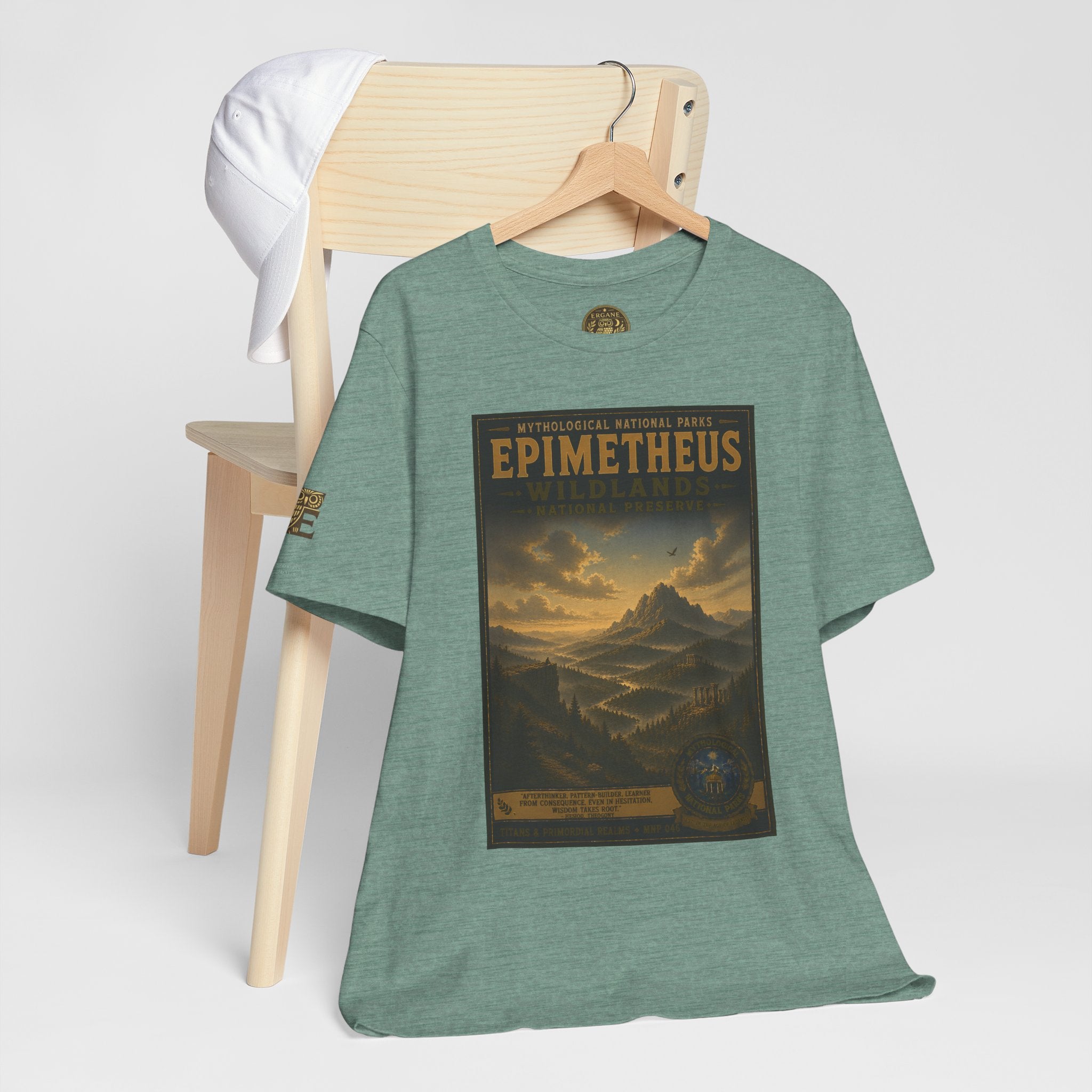 Mythological National Parks COLLECTION V- #046-050 TITANS & PRIMORDIAL REALMS | Vintage nature poster Tee | Mythological National Parks graphic shirt