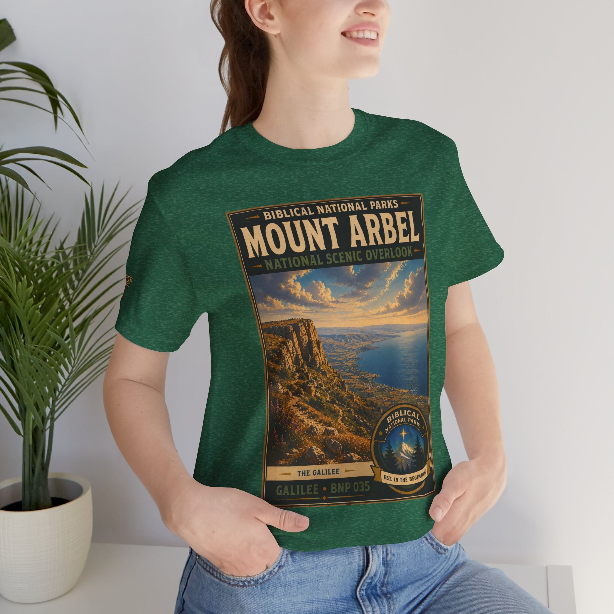Biblical National Parks Collection VI- Galilee #035/035 The Galilee | Vintage nature poster Tee | Biblical national parks graphic shirt