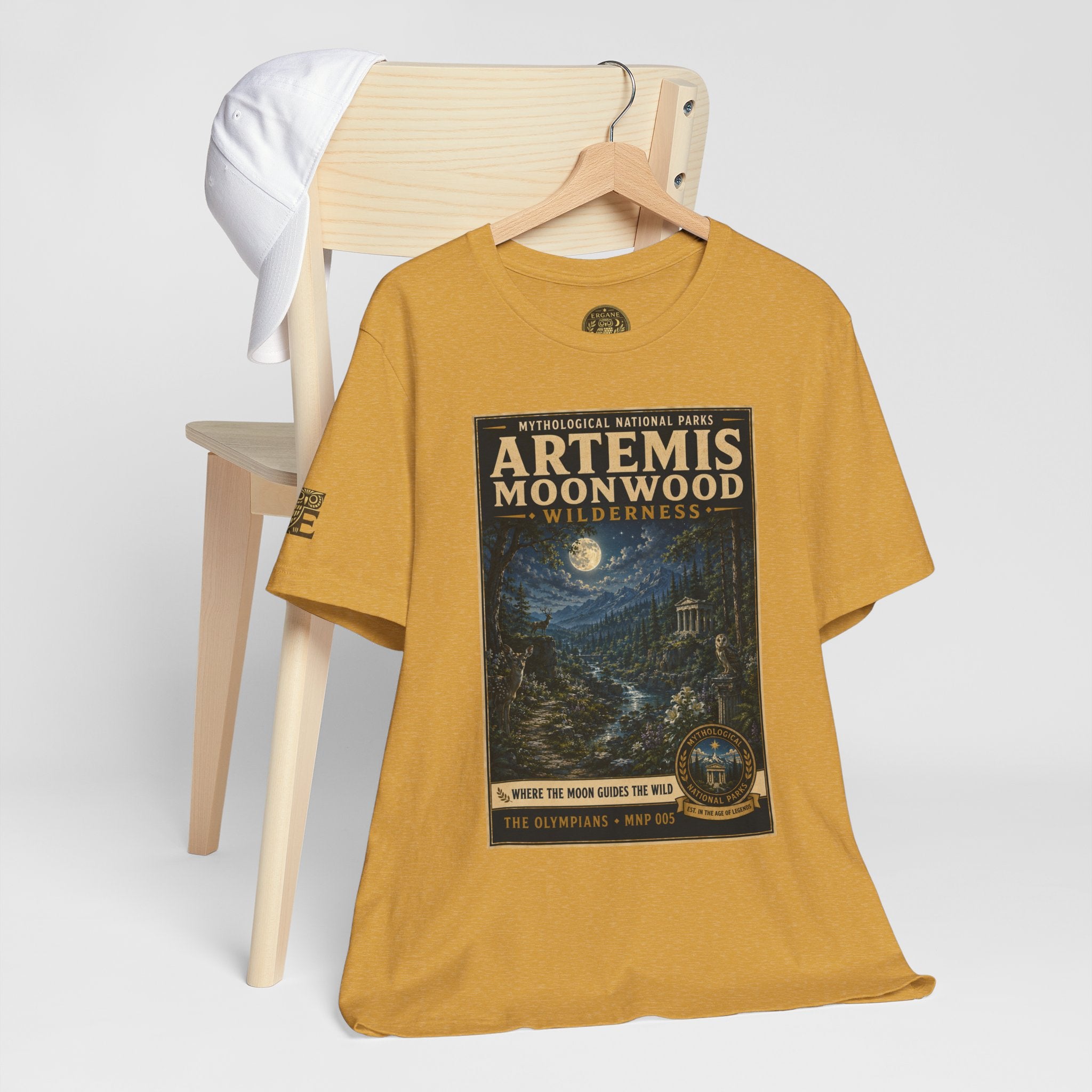 Mythological National Parks Collection I- #005-007 -The Olympians | Vintage nature poster Tee | Mythological National Parks graphic shirt