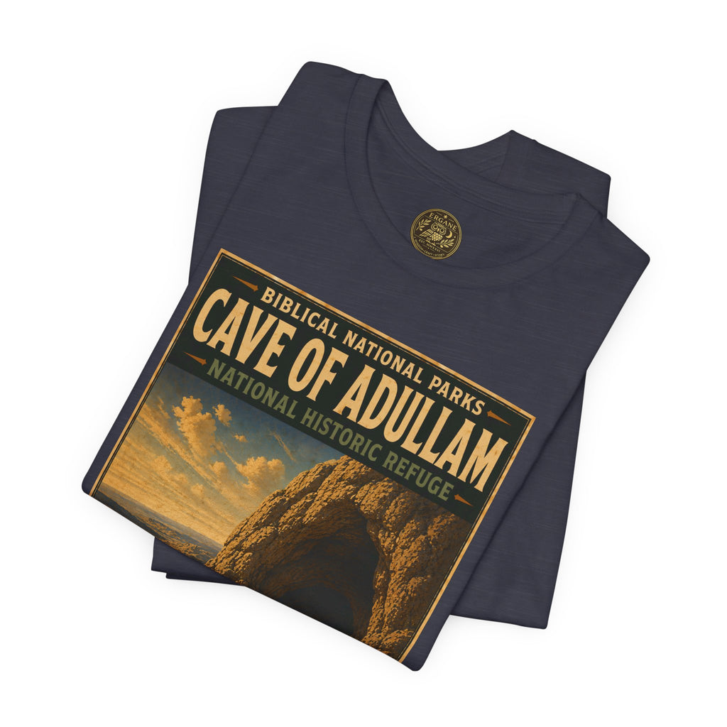 Biblical National Parks Collection IV- Heros & Battlefields #023/023 1 Samuel 22 | Vintage nature poster Tee | Biblical national parks graphic shirt