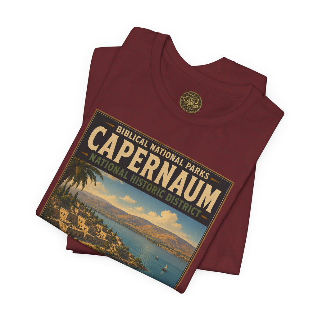 Biblical National Parks Collection VI- Galilee #032/035 Matthew 4 & Mark 1-2 | Vintage nature poster Tee | Biblical national parks graphic shirt