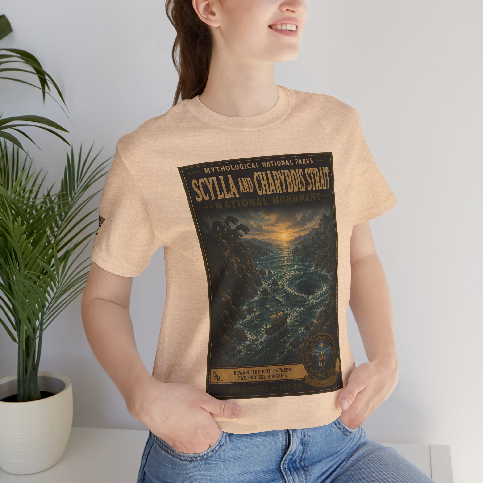 Mythological National Parks Collection IV- #035-038 - THE ODYSSEY | Vintage nature poster Tee | Mythological National Parks graphic shirt