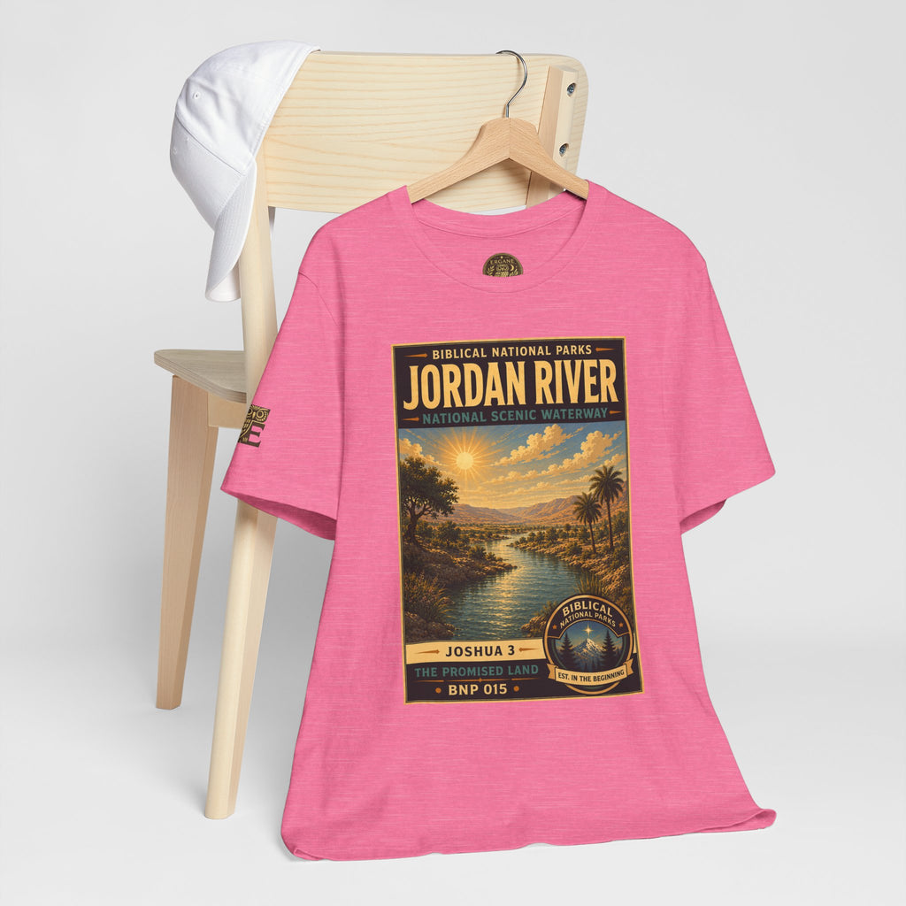 Biblical National Parks Collection III- The Promised Land #015/018 Joshua 3 | Vintage nature poster Tee | Biblical national parks graphic shirt