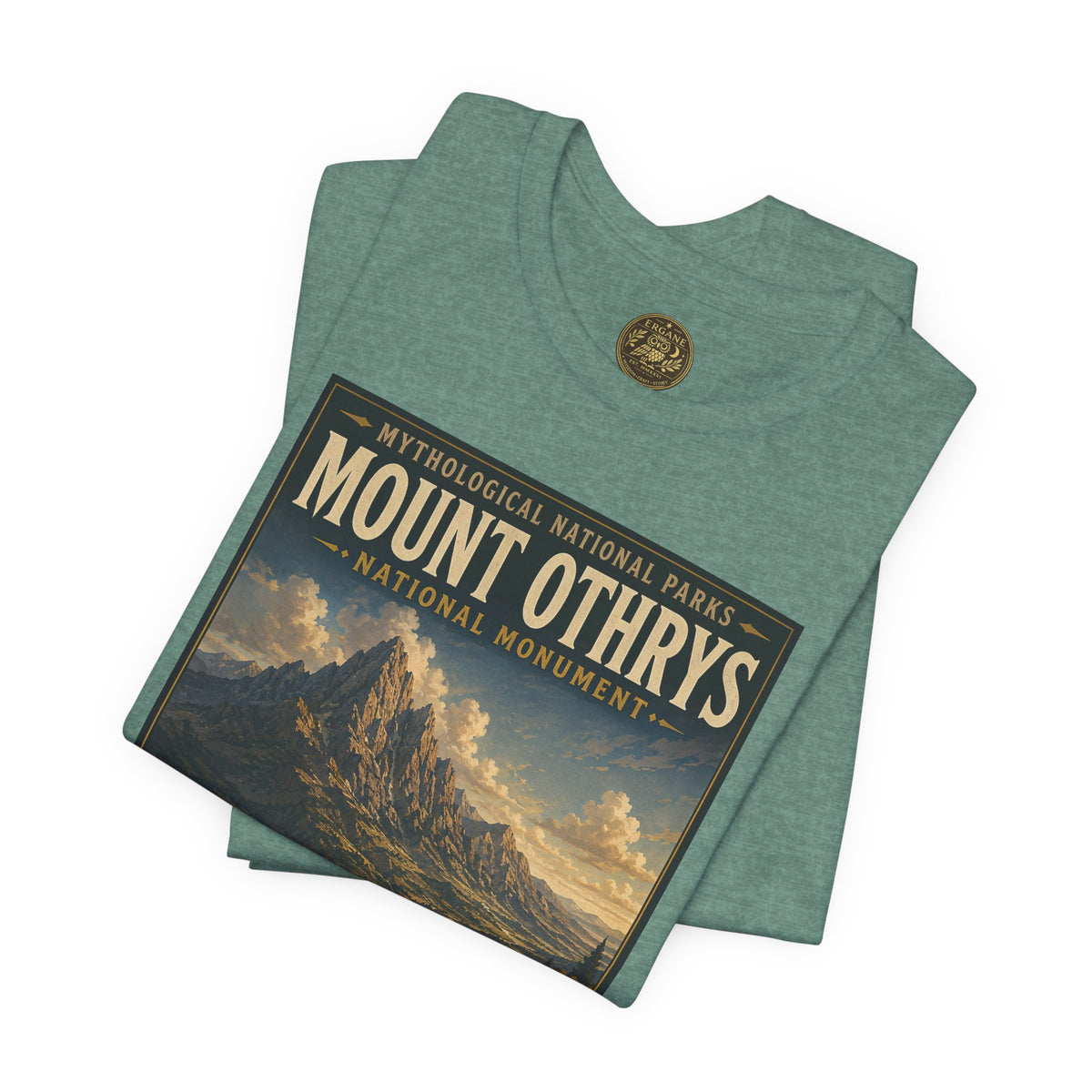 Mythological National Parks COLLECTION V- #039-050 TITANS & PRIMORDIAL REALMS | Vintage nature poster Tee | Mythological National Parks graphic shirt