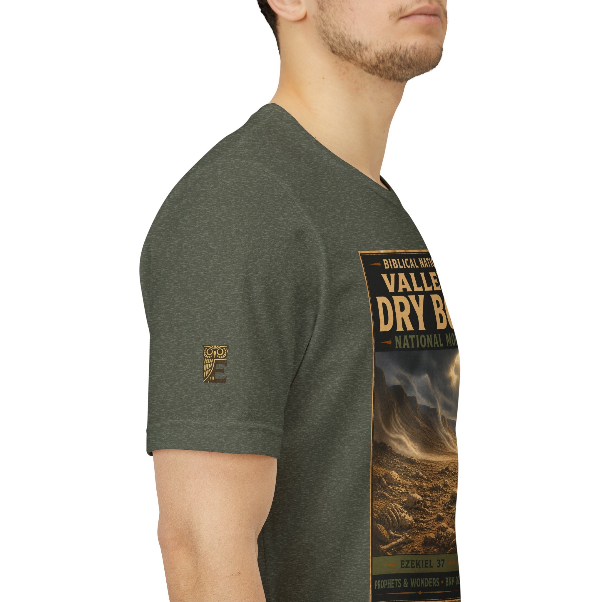 Biblical National Parks Collection V- Prophets & Wonders #026/030 Ezekiel 37  | Vintage nature poster Tee | Biblical national parks graphic shirt