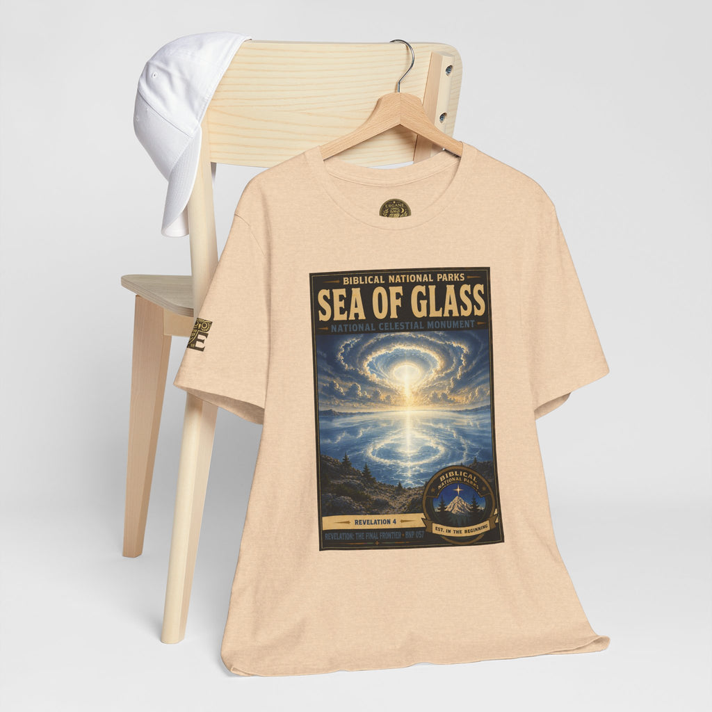 Biblical National Parks Collection X- #057/061 - Revelation: The Final Frontier | Revelation 4 | Vintage nature poster Tee | Biblical national parks graphic shirt