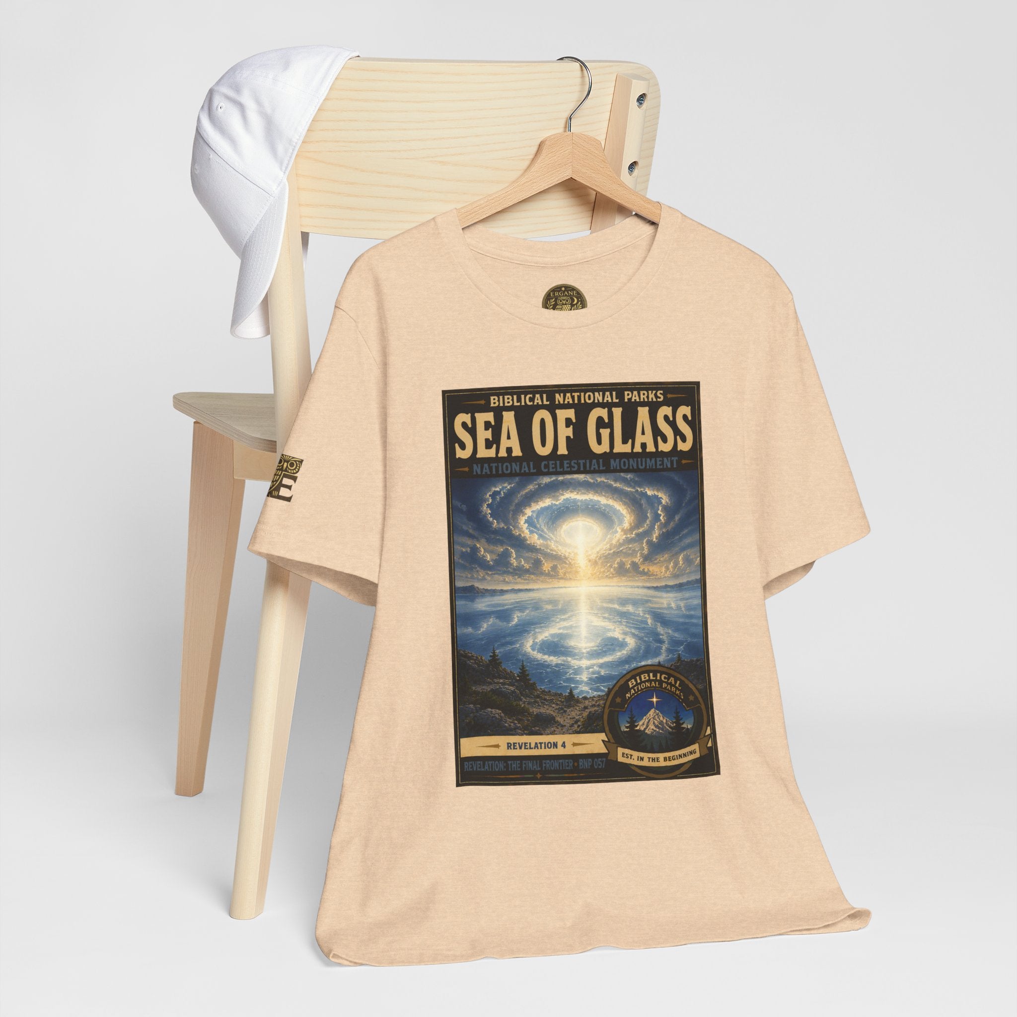 Biblical National Parks Collection X- #057/061 - Revelation: The Final Frontier | Revelation 4 | Vintage nature poster Tee | Biblical national parks graphic shirt
