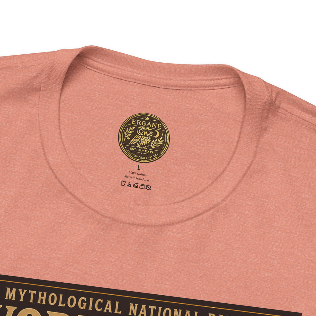 Mythological National Parks COLLECTION V- #050-050 TITANS & PRIMORDIAL REALMS | Vintage nature poster Tee | Mythological National Parks graphic shirt