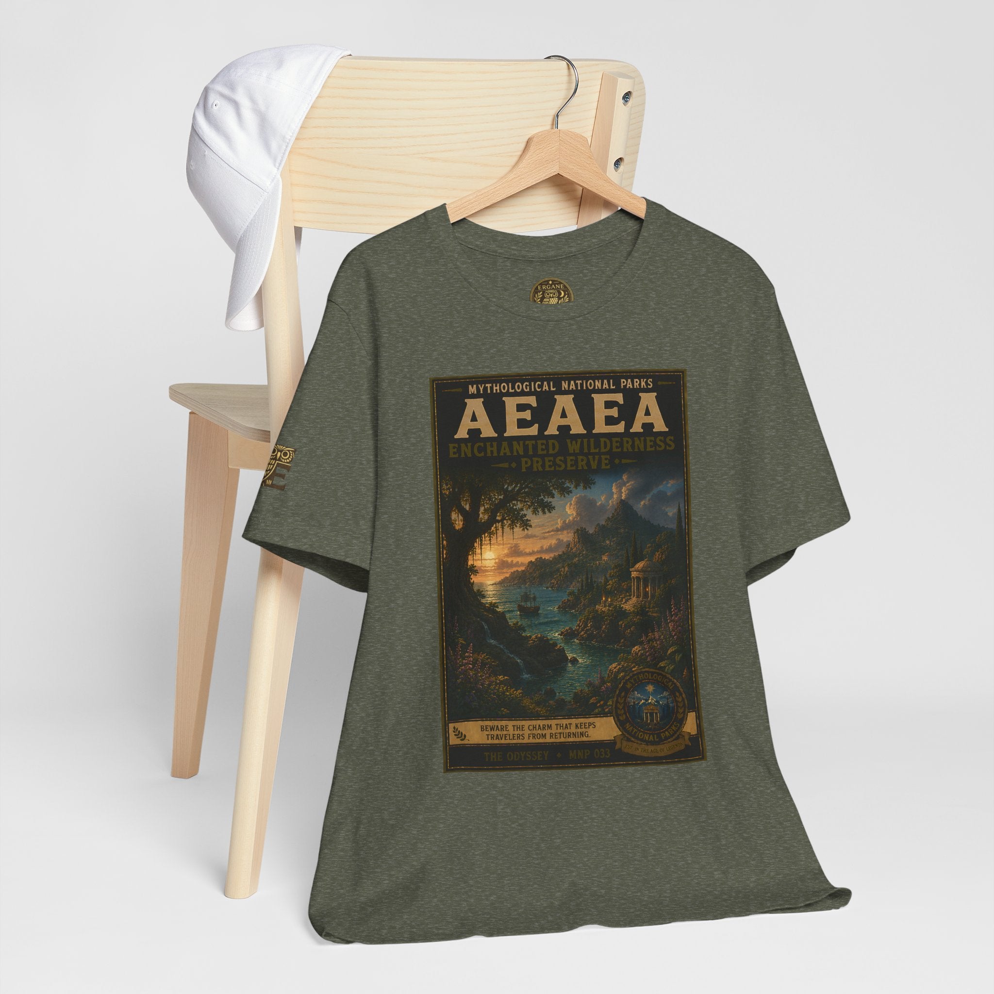 Mythological National Parks Collection IV- #033-038 - THE ODYSSEY | Vintage nature poster Tee | Mythological National Parks graphic shirt