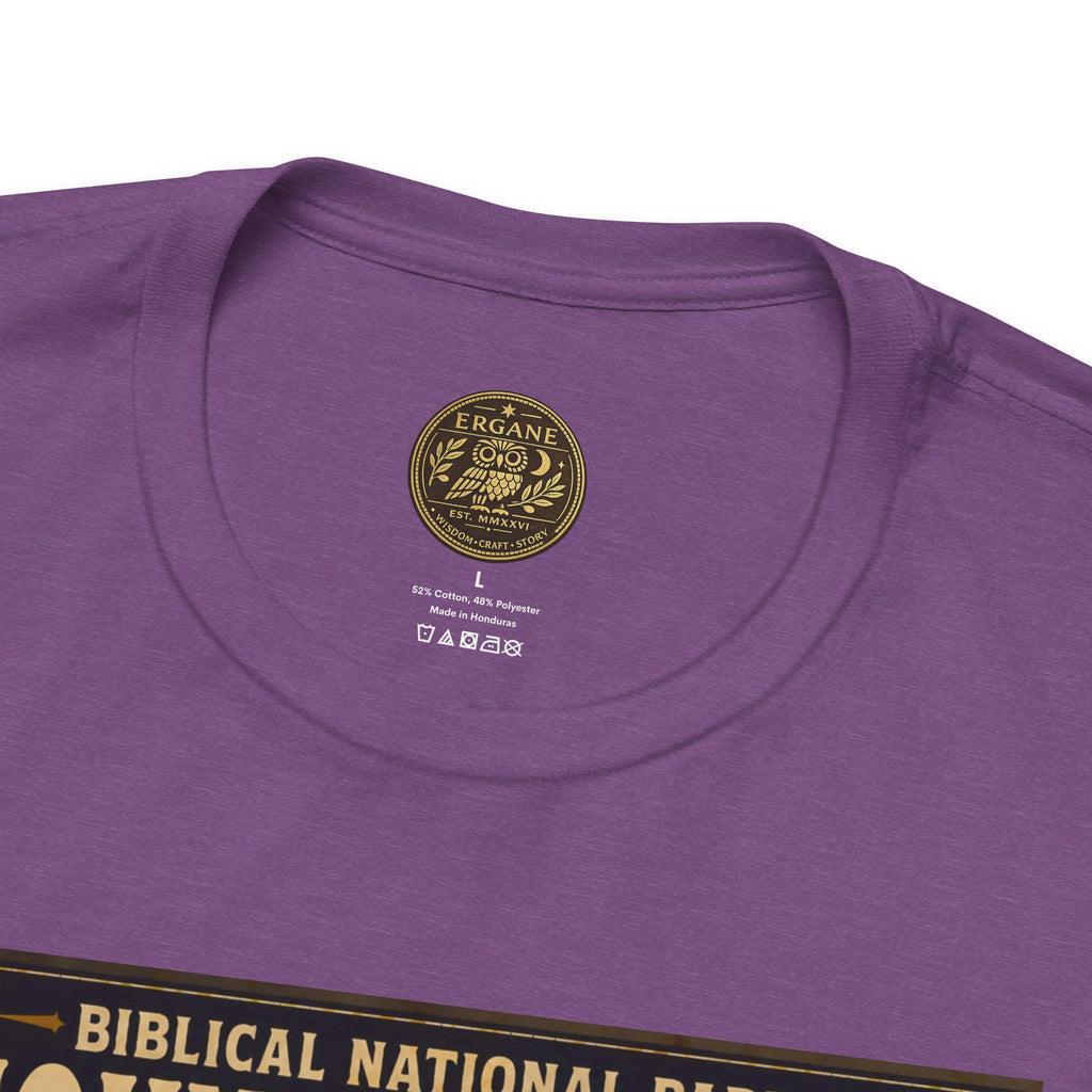 Biblical National Parks Collection VII- The Holy Week #036/041 | Matthew 21 - Luke 19 | Vintage nature poster Tee | Biblical national parks graphic shirt