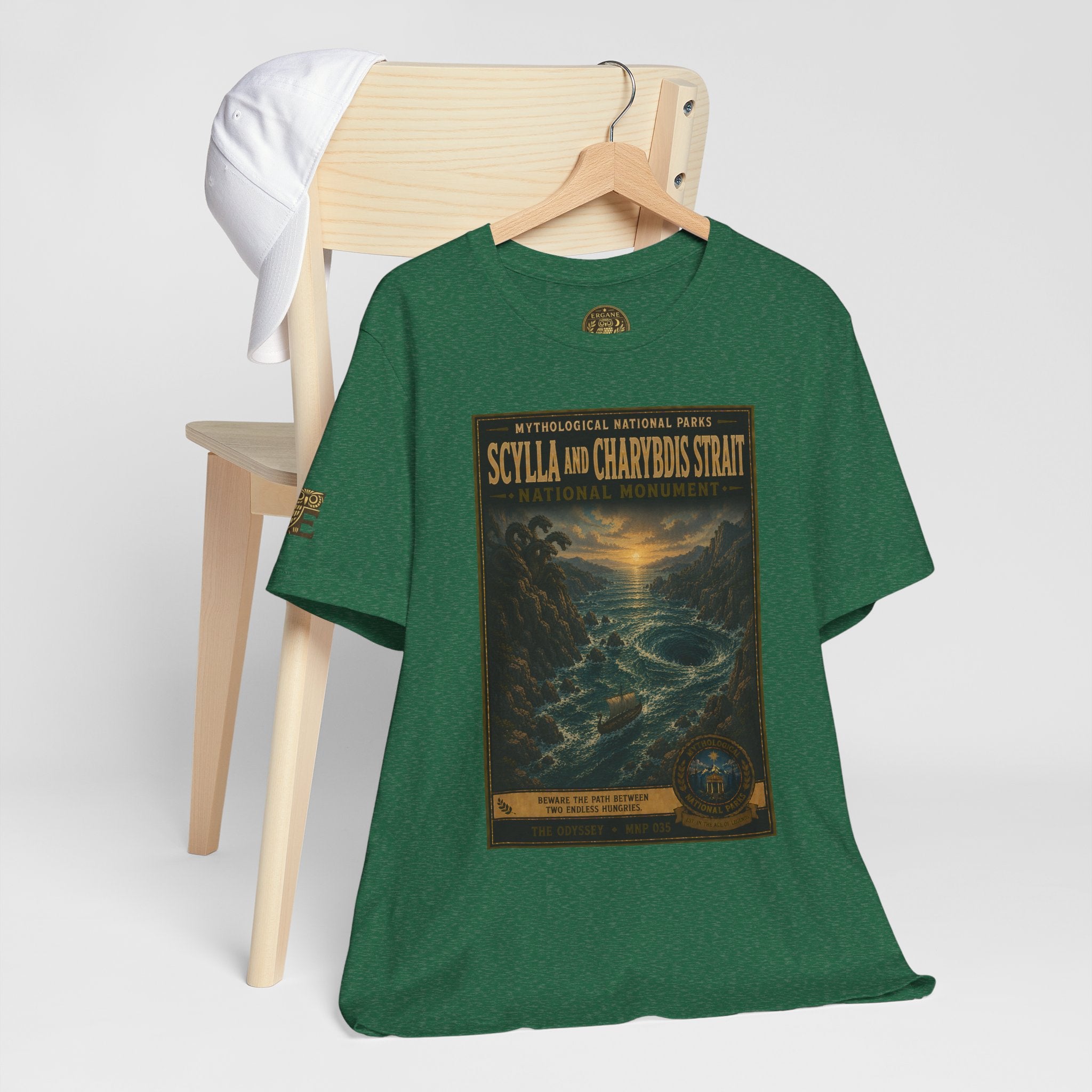 Mythological National Parks Collection IV- #035-038 - THE ODYSSEY | Vintage nature poster Tee | Mythological National Parks graphic shirt