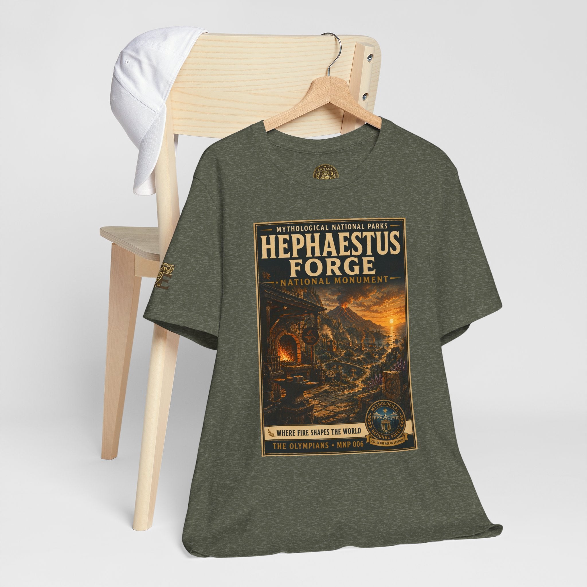 Mythological National Parks Collection I- #006-007 -The Olympians | Vintage nature poster Tee | Mythological National Parks graphic shirt