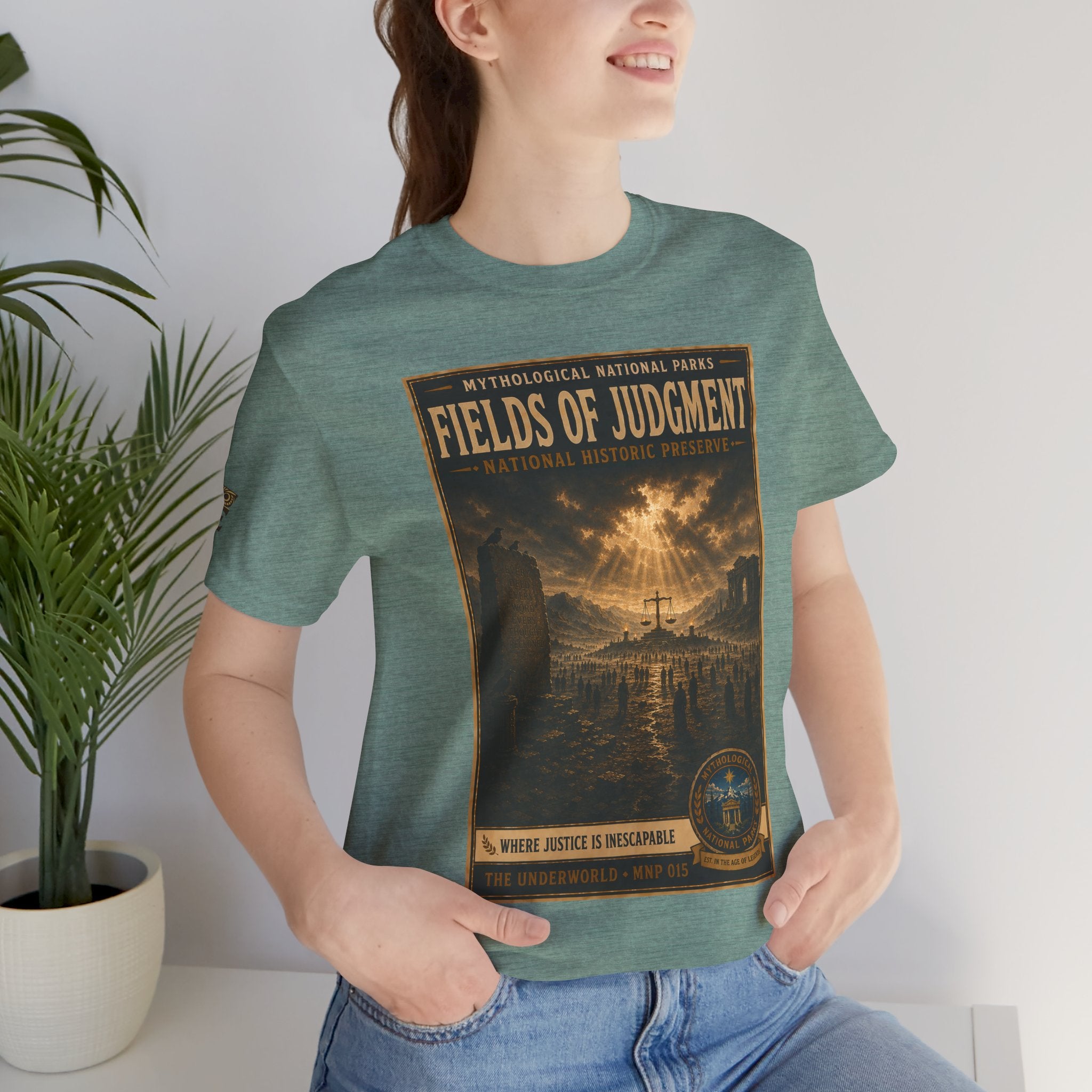 Mythological National Parks Collection II- #015-016 -The Underworld | Vintage nature poster Tee | Mythological National Parks graphic shirt