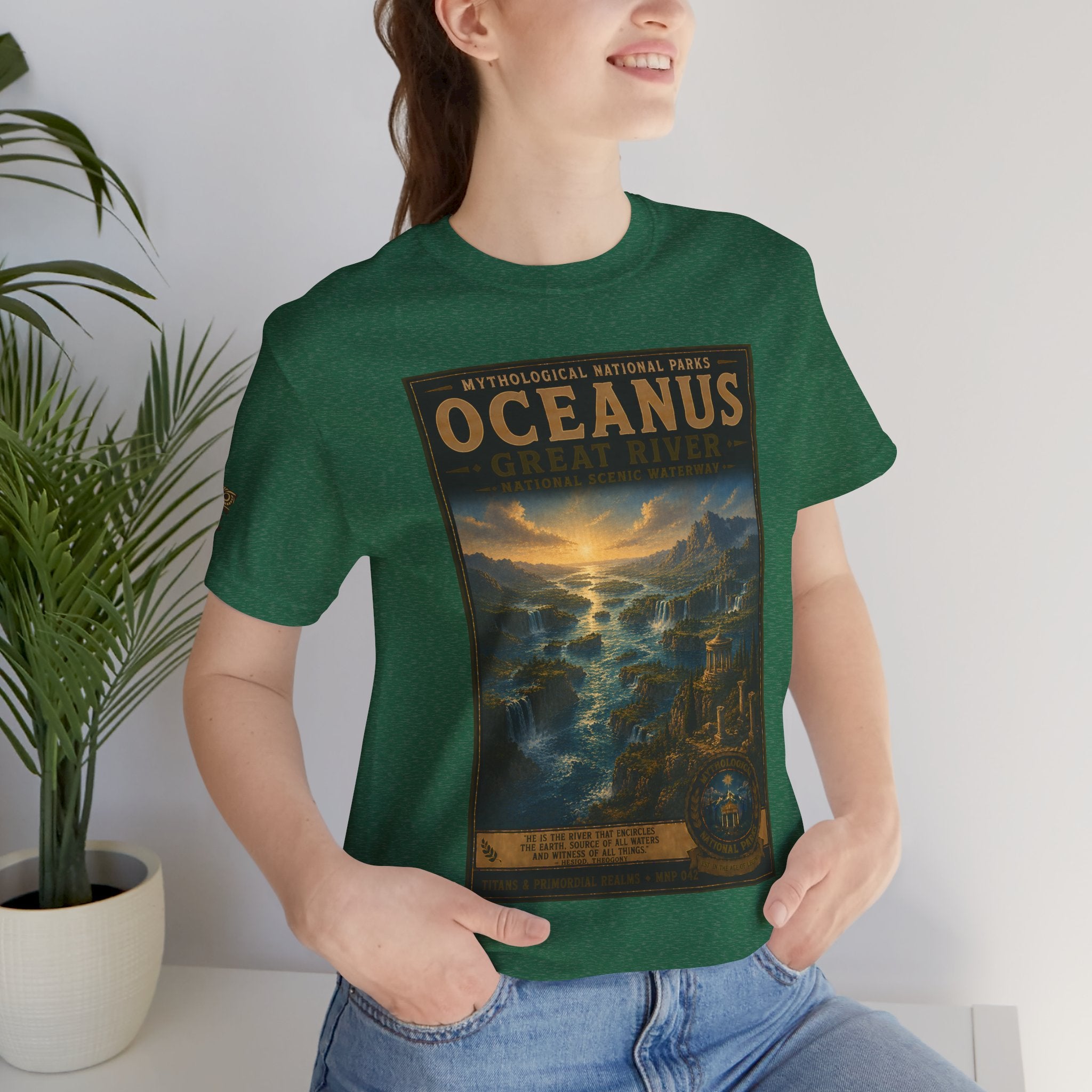 Mythological National Parks COLLECTION V- #042-050 TITANS & PRIMORDIAL REALMS | Vintage nature poster Tee | Mythological National Parks graphic shirt