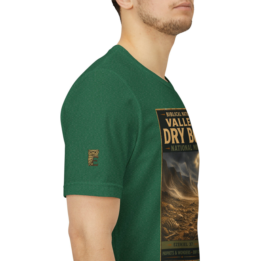 Biblical National Parks Collection V- Prophets & Wonders #026/030 Ezekiel 37  | Vintage nature poster Tee | Biblical national parks graphic shirt