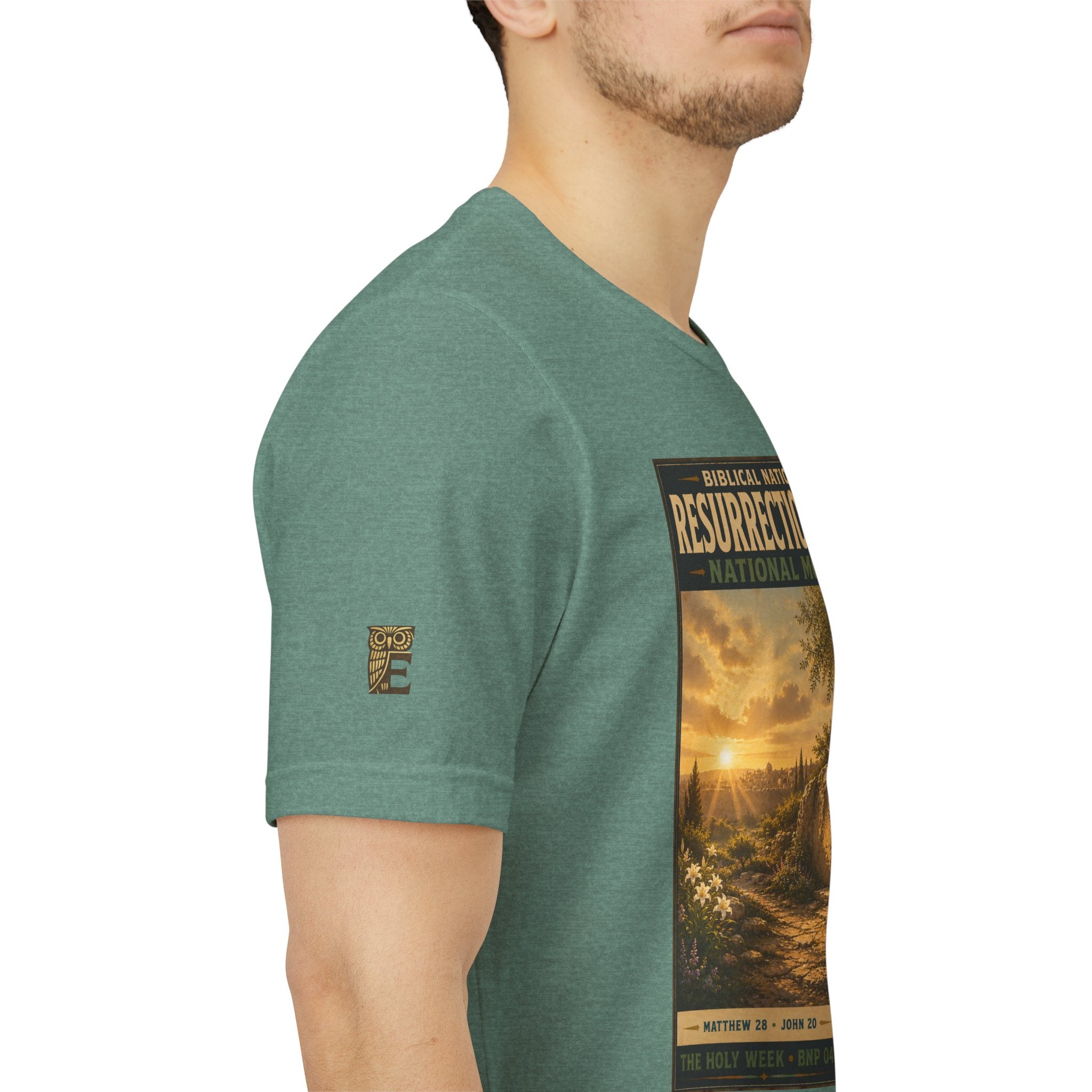 Biblical National Parks Collection VII- The Holy Week #041/041 | Matthew 28 - John 20 | Vintage nature poster Tee | Biblical national parks graphic shirt