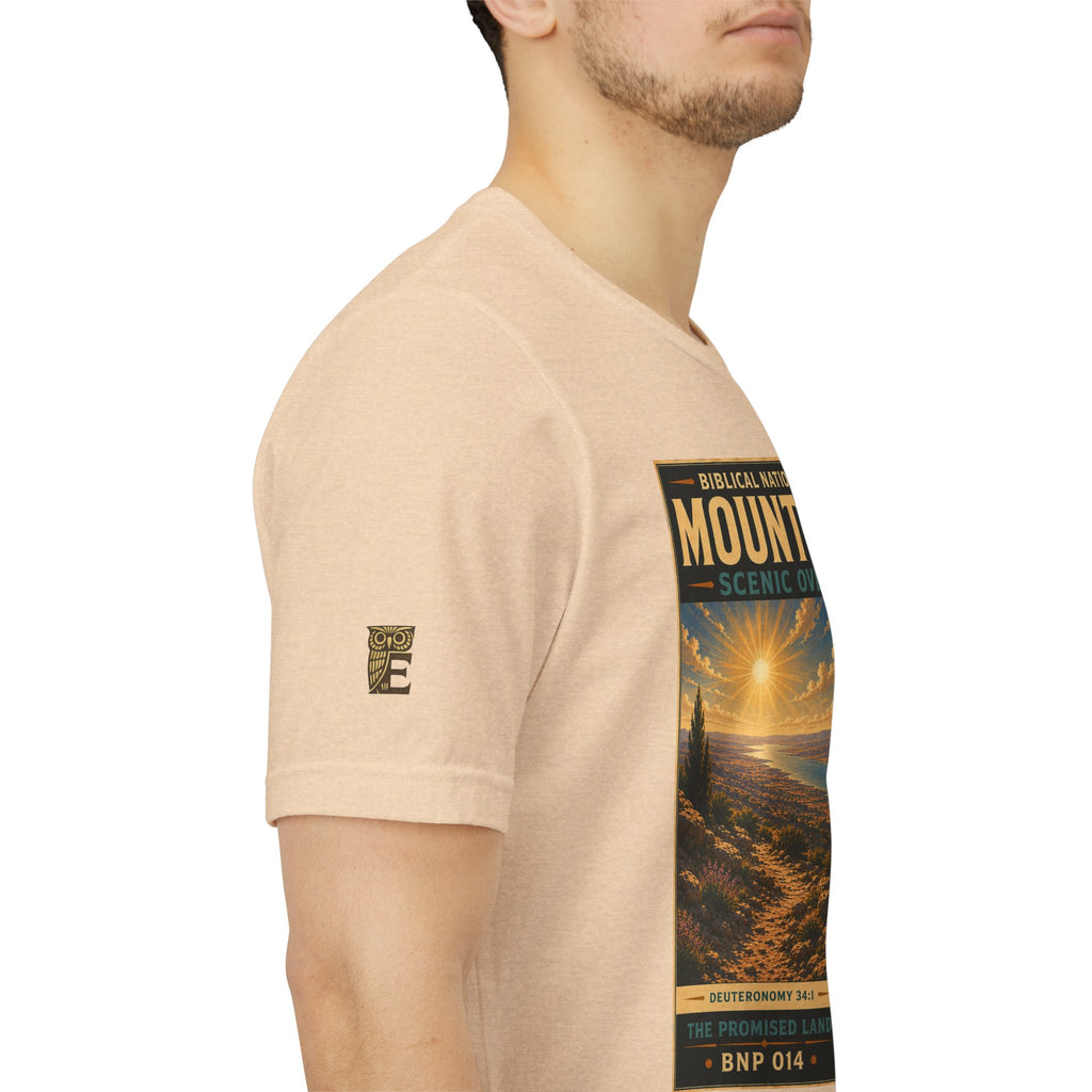 Biblical National Parks Collection III- The Promised Land #014/018 Deuteronomy 34:1 | Vintage nature poster Tee | Biblical national parks graphic shirt