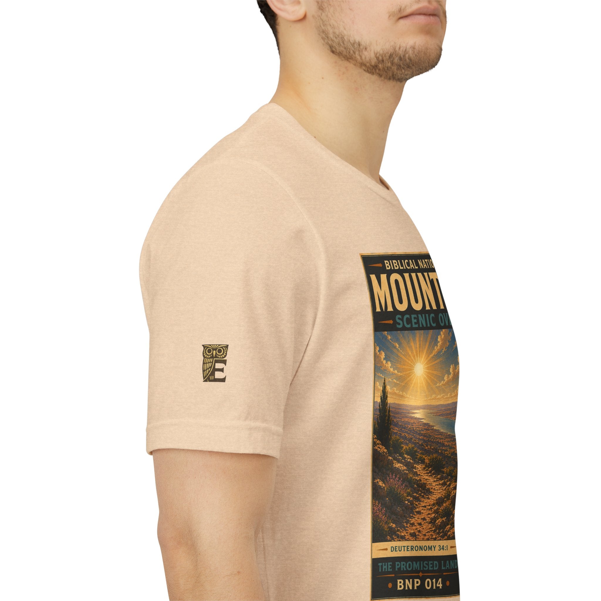 Biblical National Parks Collection III- The Promised Land #014/018 Deuteronomy 34:1 | Vintage nature poster Tee | Biblical national parks graphic shirt