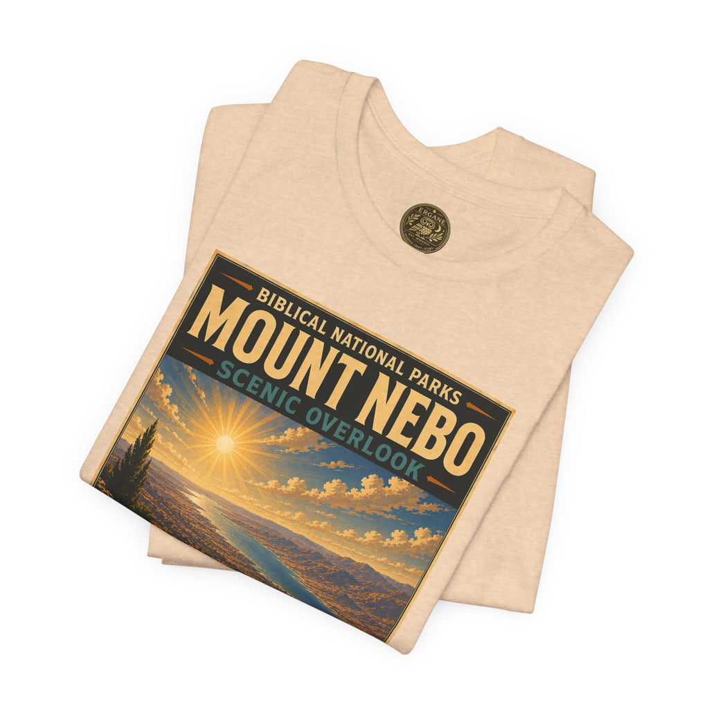 Biblical National Parks Collection III- The Promised Land #014/018 Deuteronomy 34:1 | Vintage nature poster Tee | Biblical national parks graphic shirt