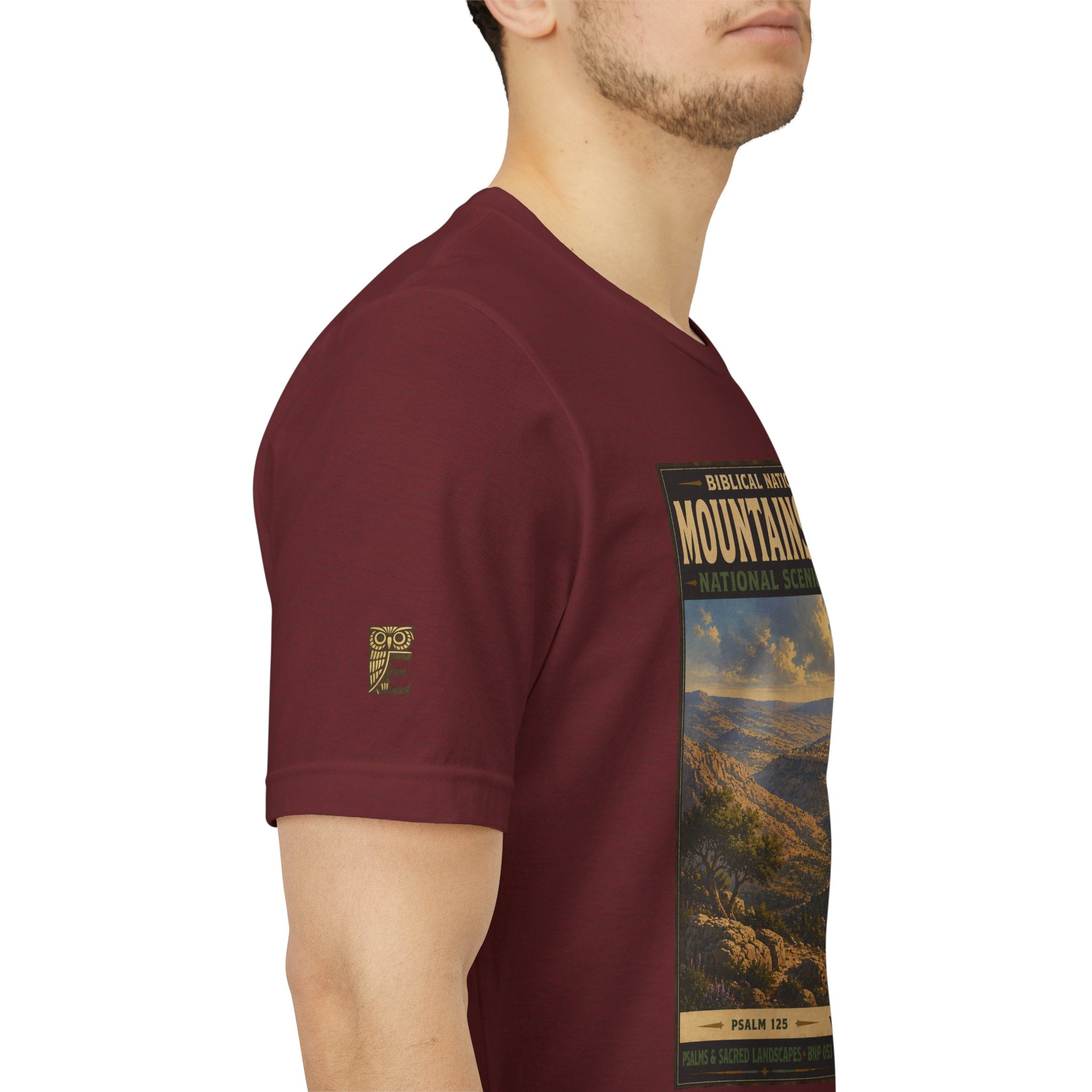Biblical National Parks Collection IX- #053/054 -Psalms & Sacred Landscapes | Psalm 125 | Vintage nature poster Tee | Biblical national parks graphic shirt