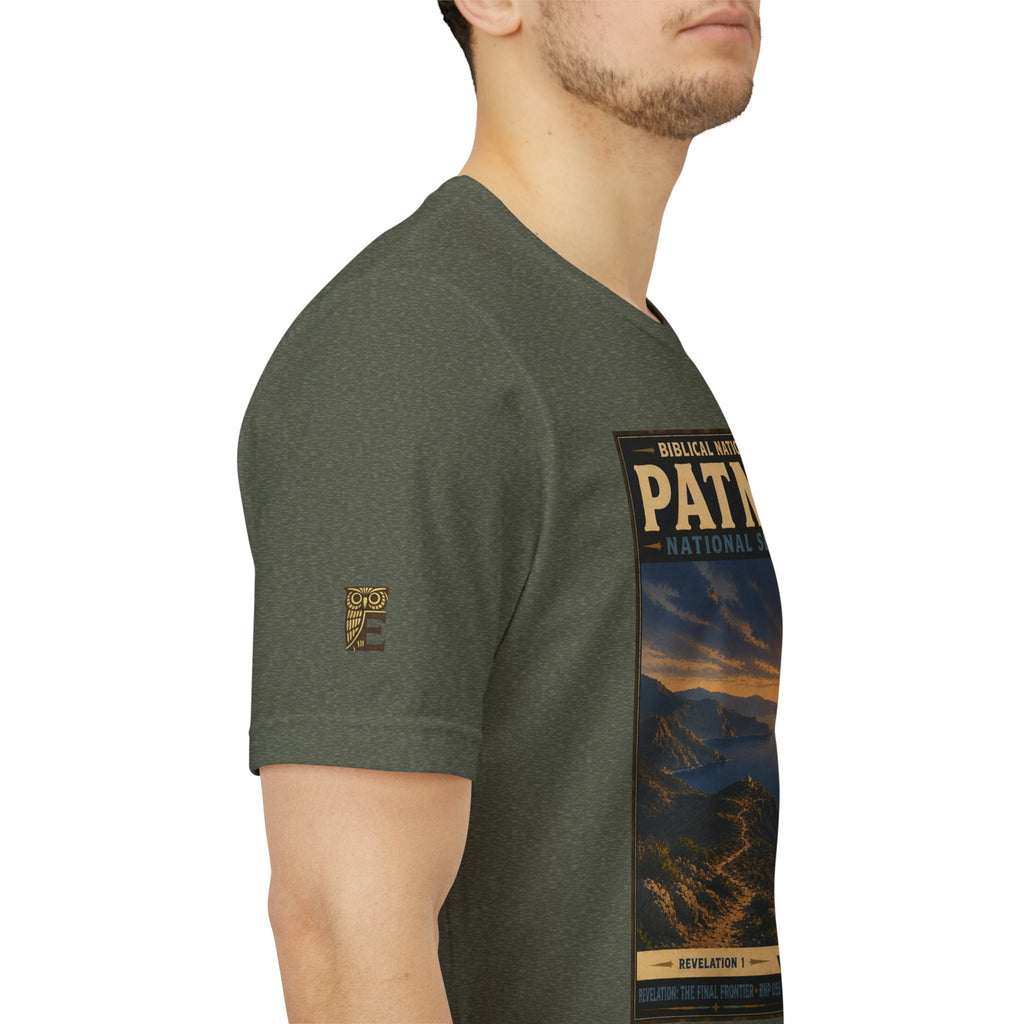 Biblical National Parks Collection X- #055/061 - Revelation: The Final Frontier | Revelation 1 | Vintage nature poster Tee | Biblical national parks graphic shirt