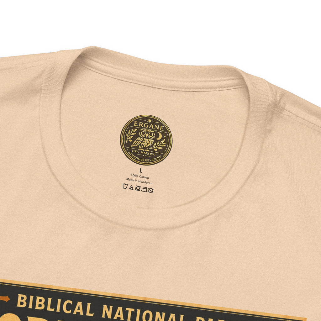 Biblical National Parks Collection III- The Promised Land #015/018 Joshua 3 | Vintage nature poster Tee | Biblical national parks graphic shirt